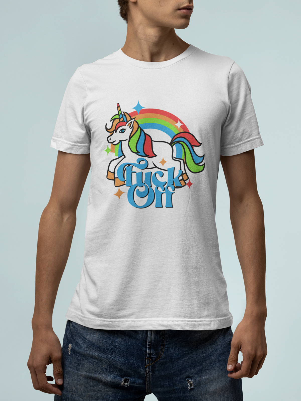 F Off T-Shirt | Funny Bold Sarcastic Tee | Adult Humor Gift | Geekpsters