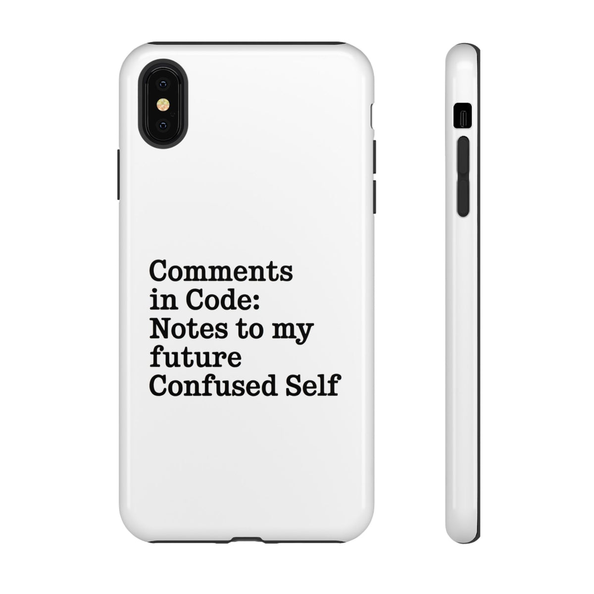 Comments in Code, Notes to My Future Confused Self Phone Case