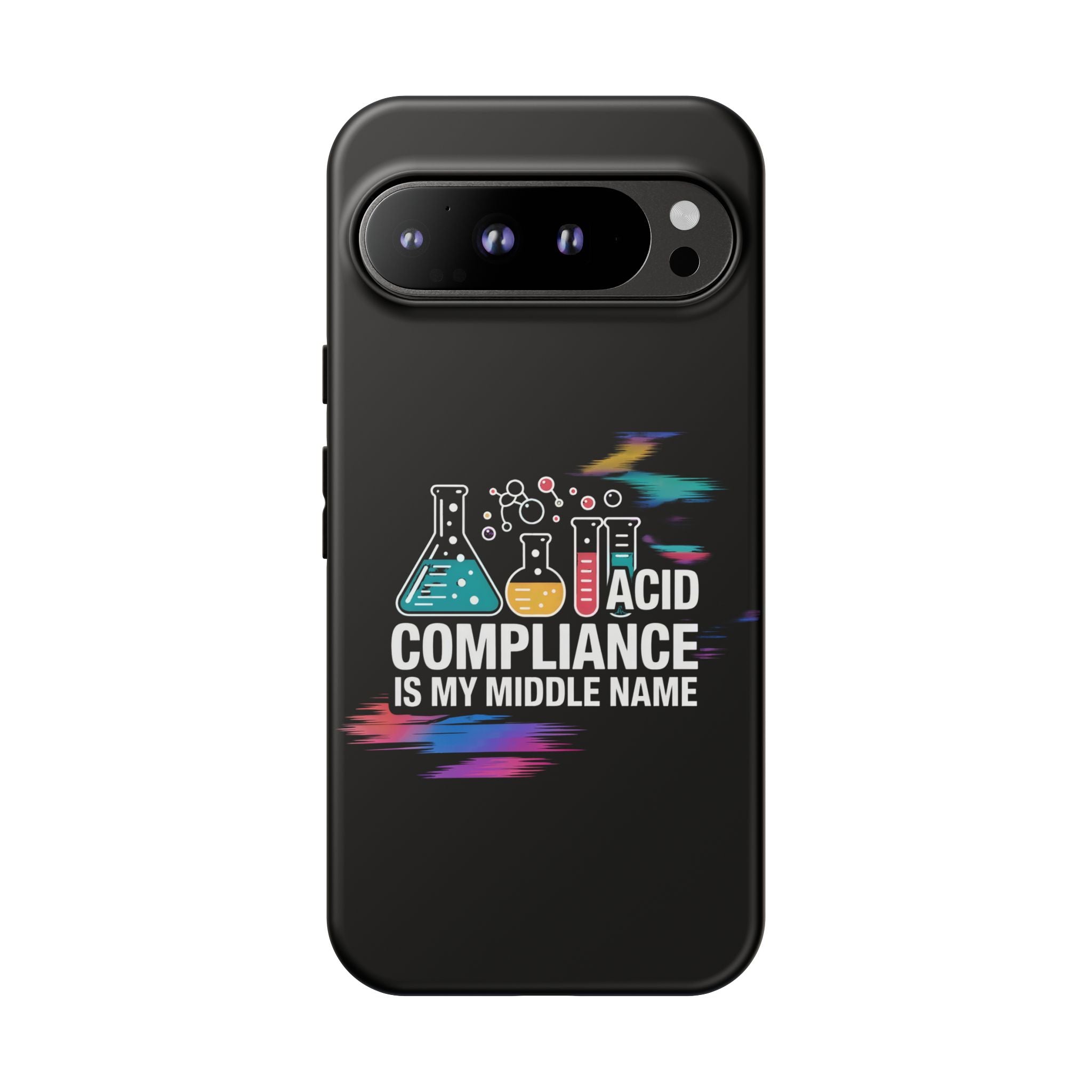 ACID Compliance Is My Middle Name- Impact-Resistant Phone Case