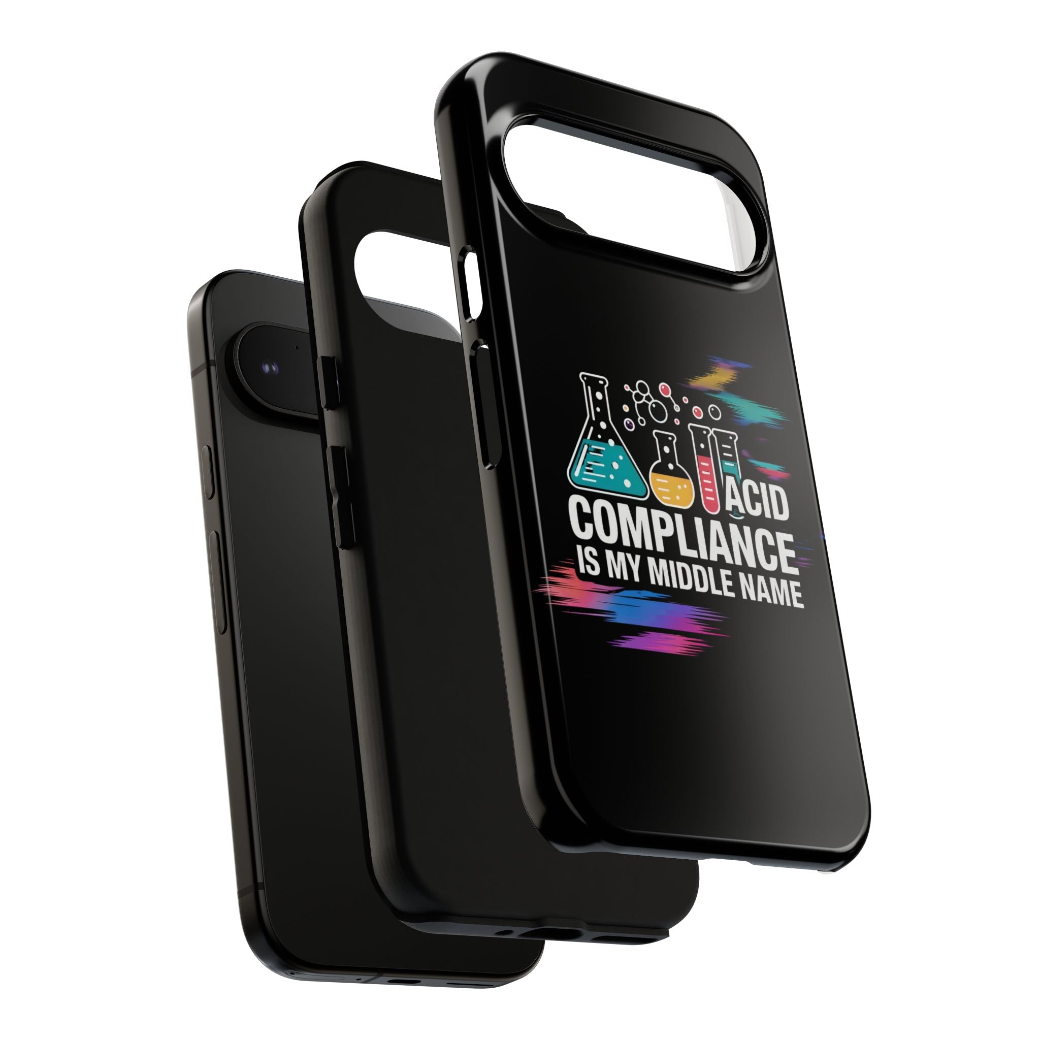ACID Compliance Is My Middle Name- Impact-Resistant Phone Case