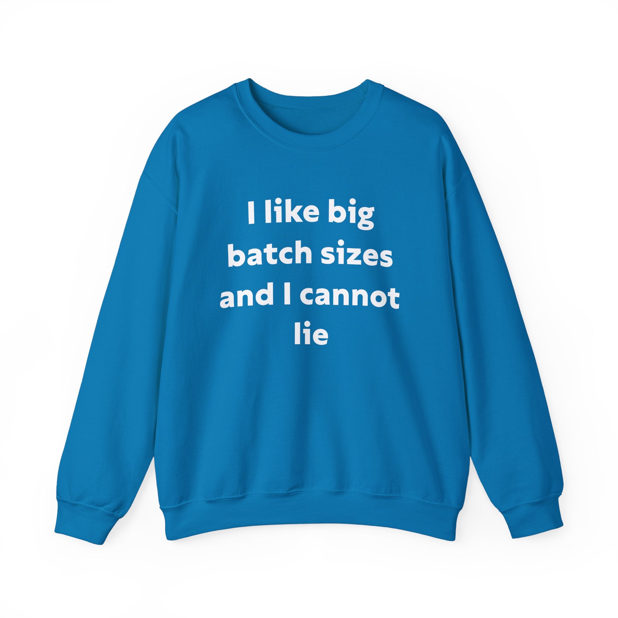 I Like Big Batch Sizes and I Cannot Lie - Sweatshirt