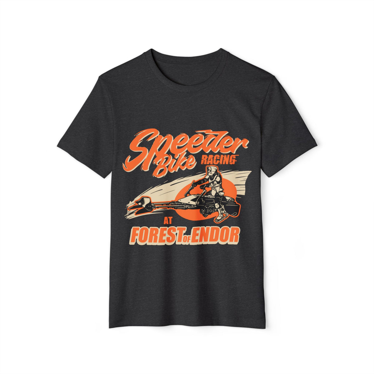 Forest Moon Speeder Bike Racing Recycled Organic Tee