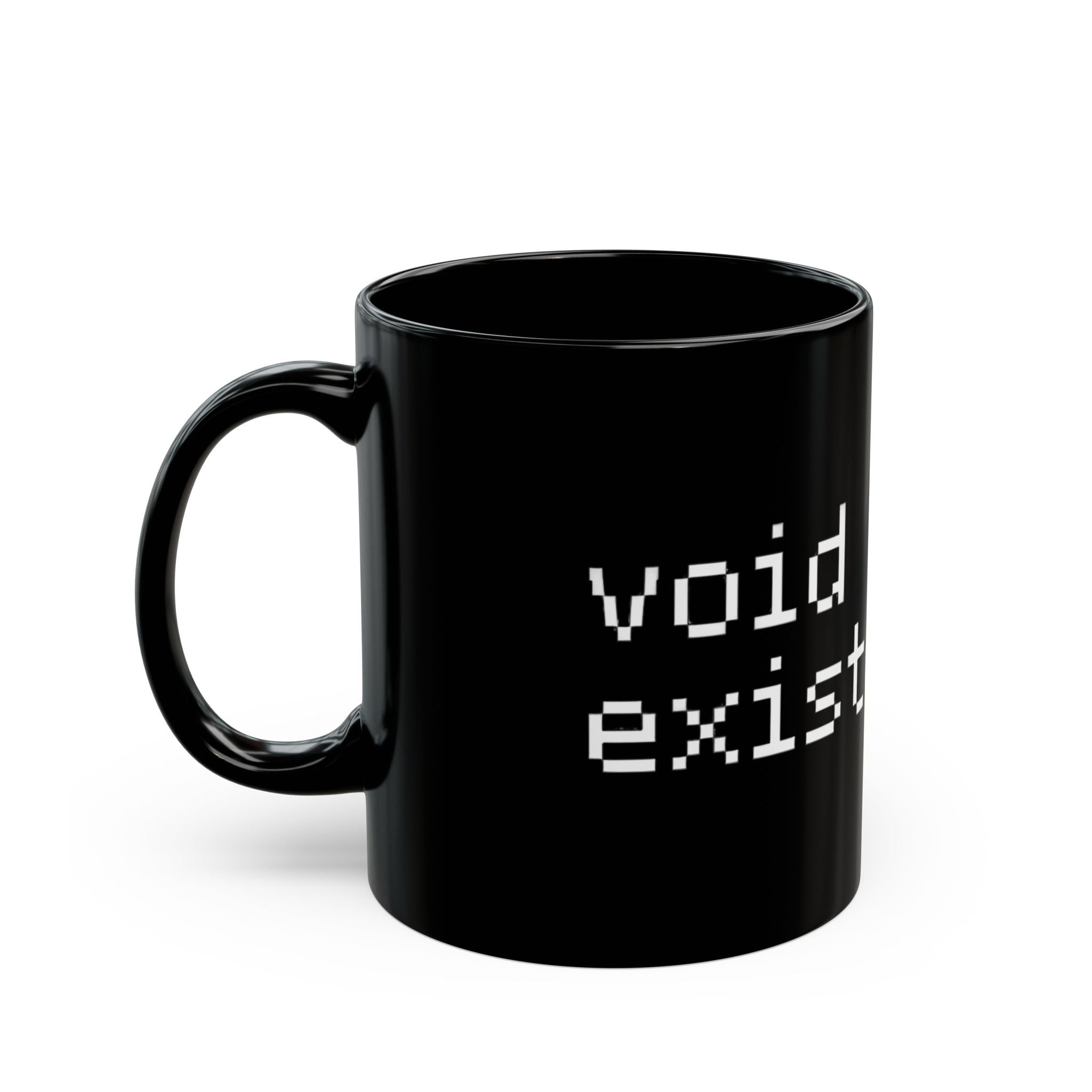 Void existence white - Black Mug
