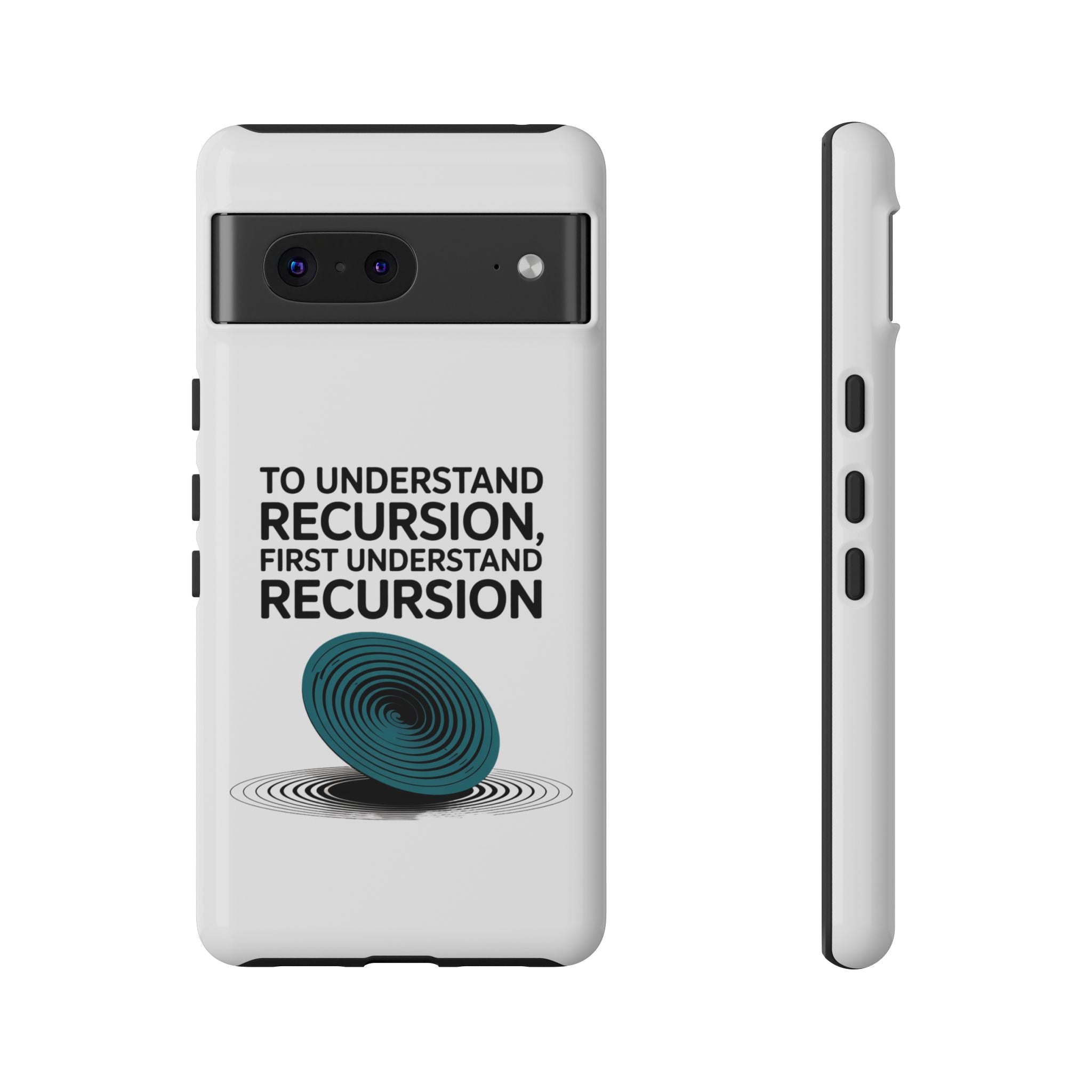 Recursion Black- Impact-Resistant Phone Case