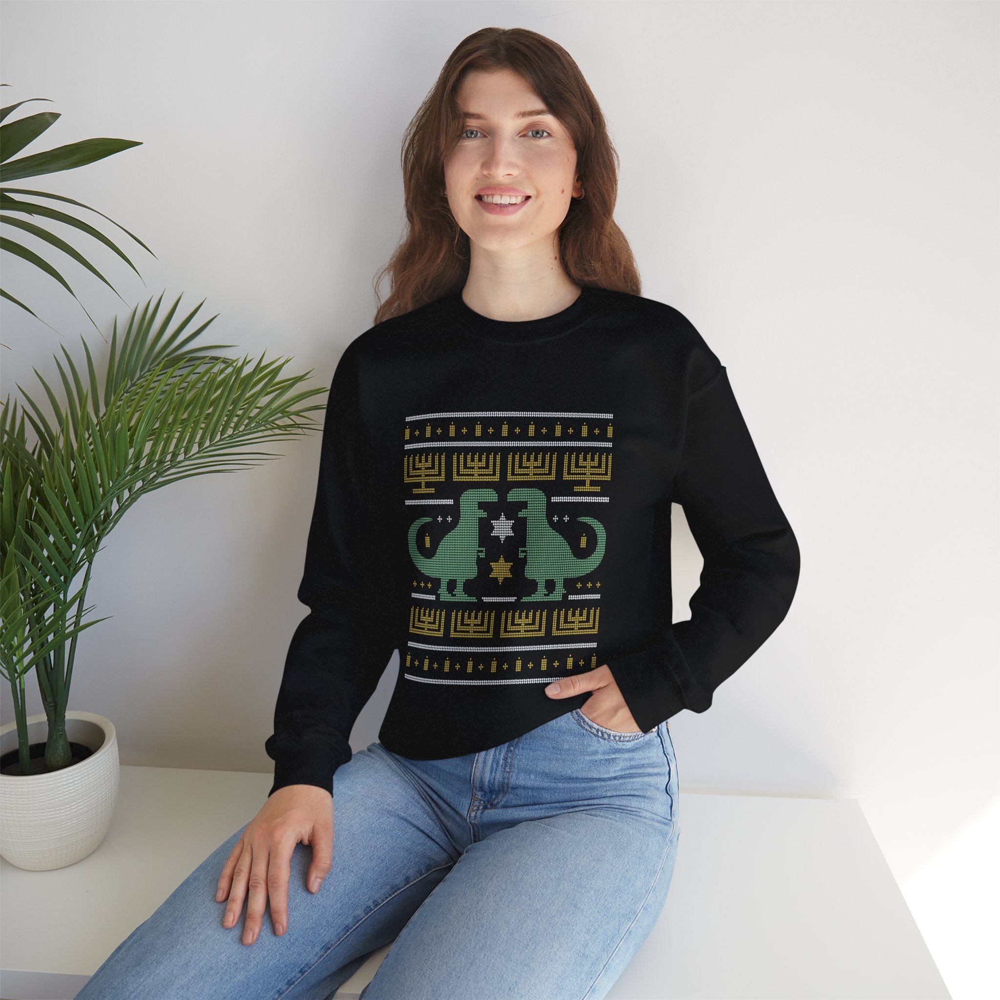 Dino Ugly Sweater - Sweatshirt