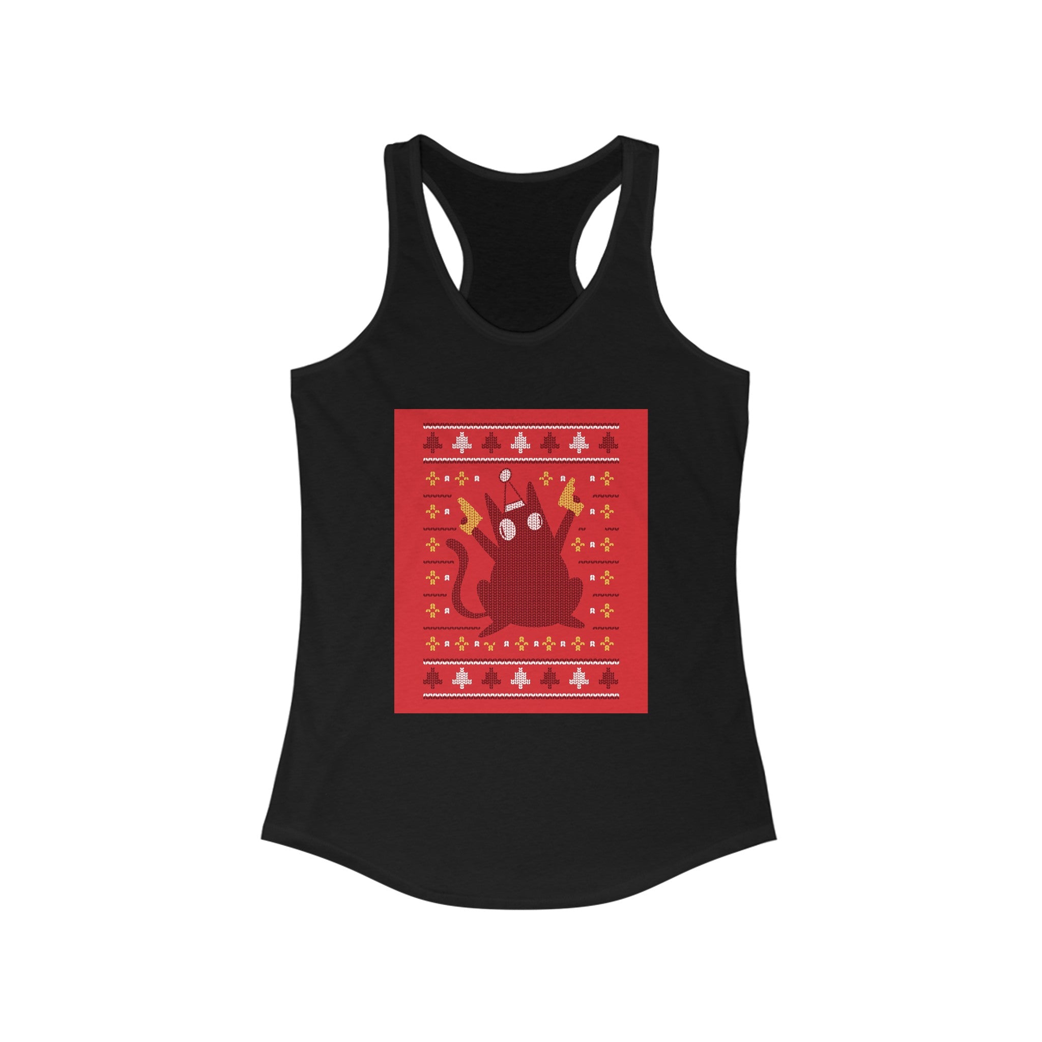 Ugly Sweater Cat - Women's Racerback Tank