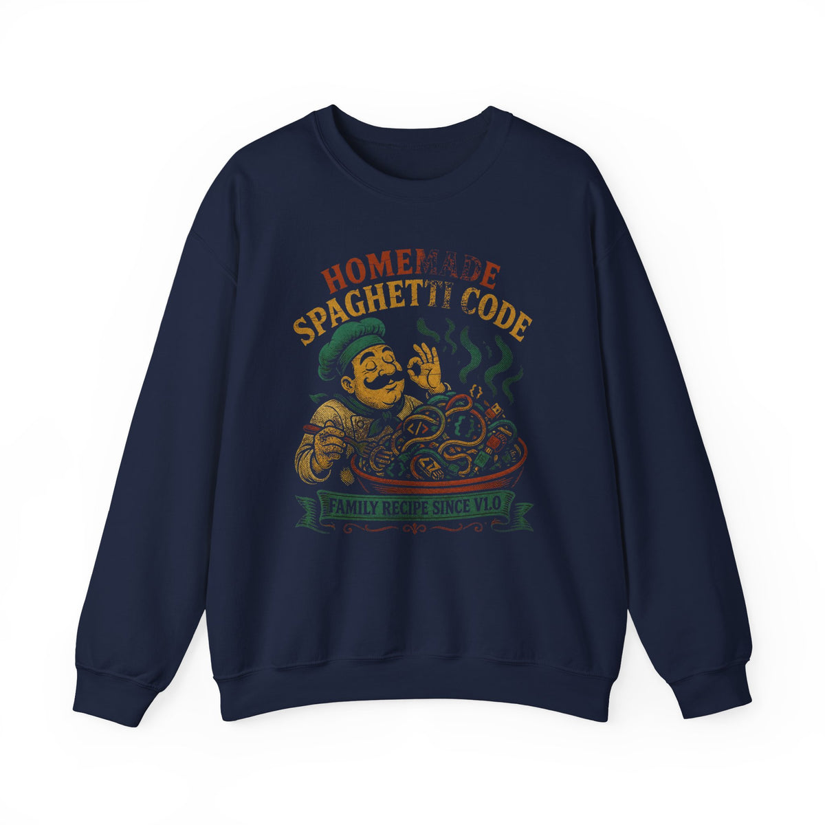 Homemade Spaghetti Code Sweatshirt