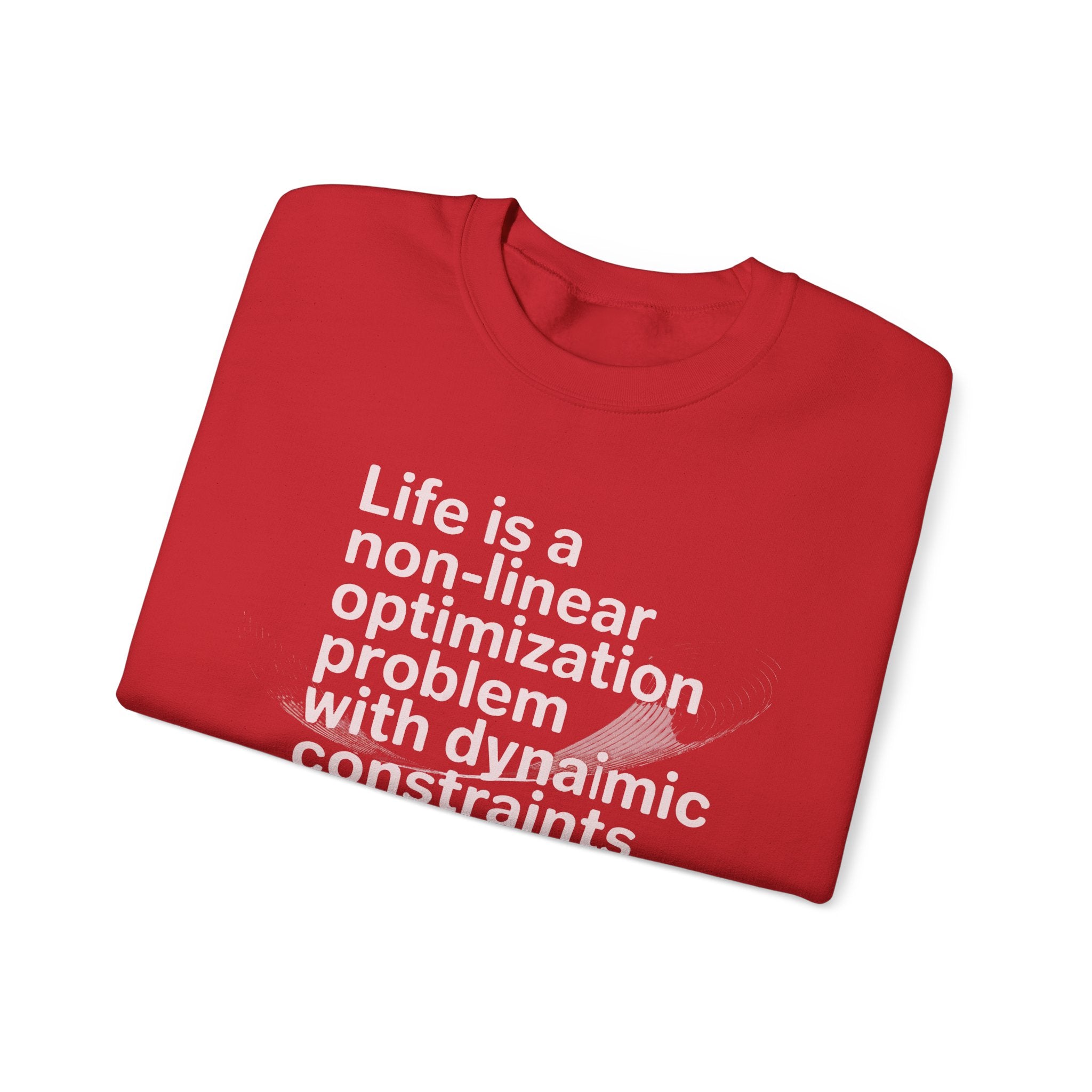 Life is a non linear optimization problem - Sweatshirt