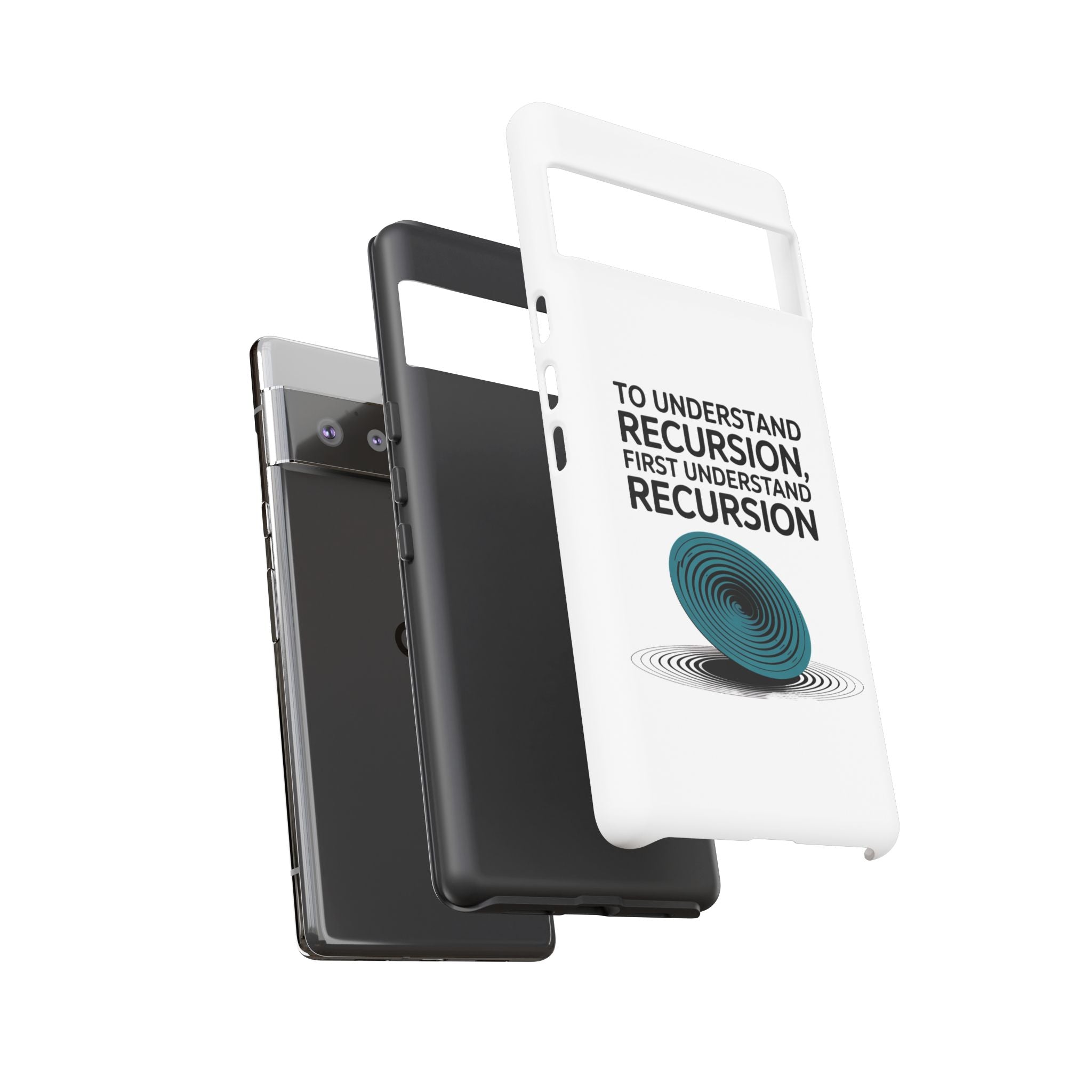 Recursion Black- Impact-Resistant Phone Case