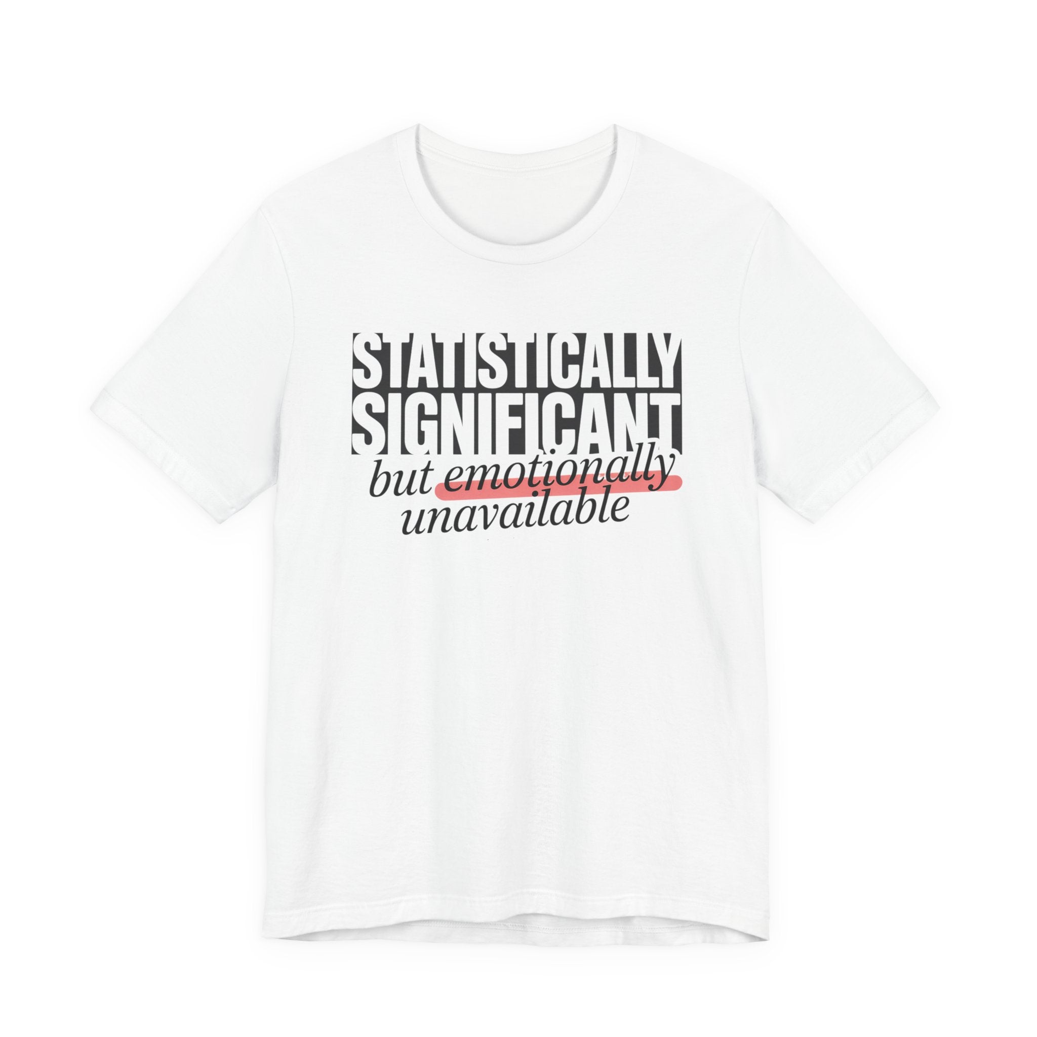 Statistically Significant tee in athletic heather, pink, white, and more | Geekpsters