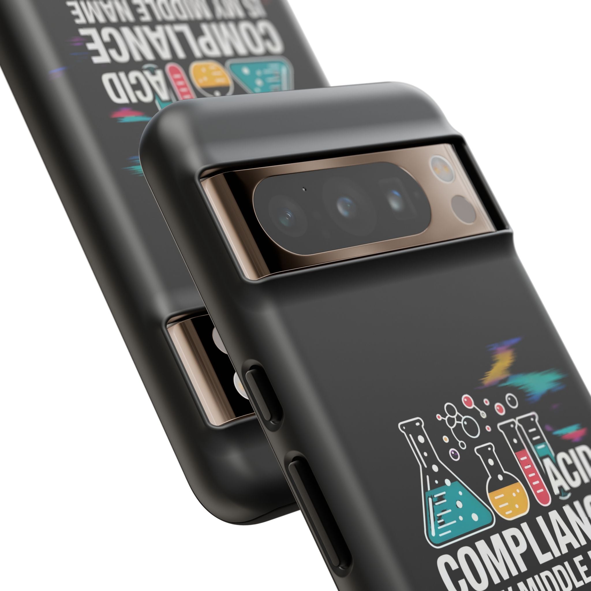 ACID Compliance Is My Middle Name- Impact-Resistant Phone Case