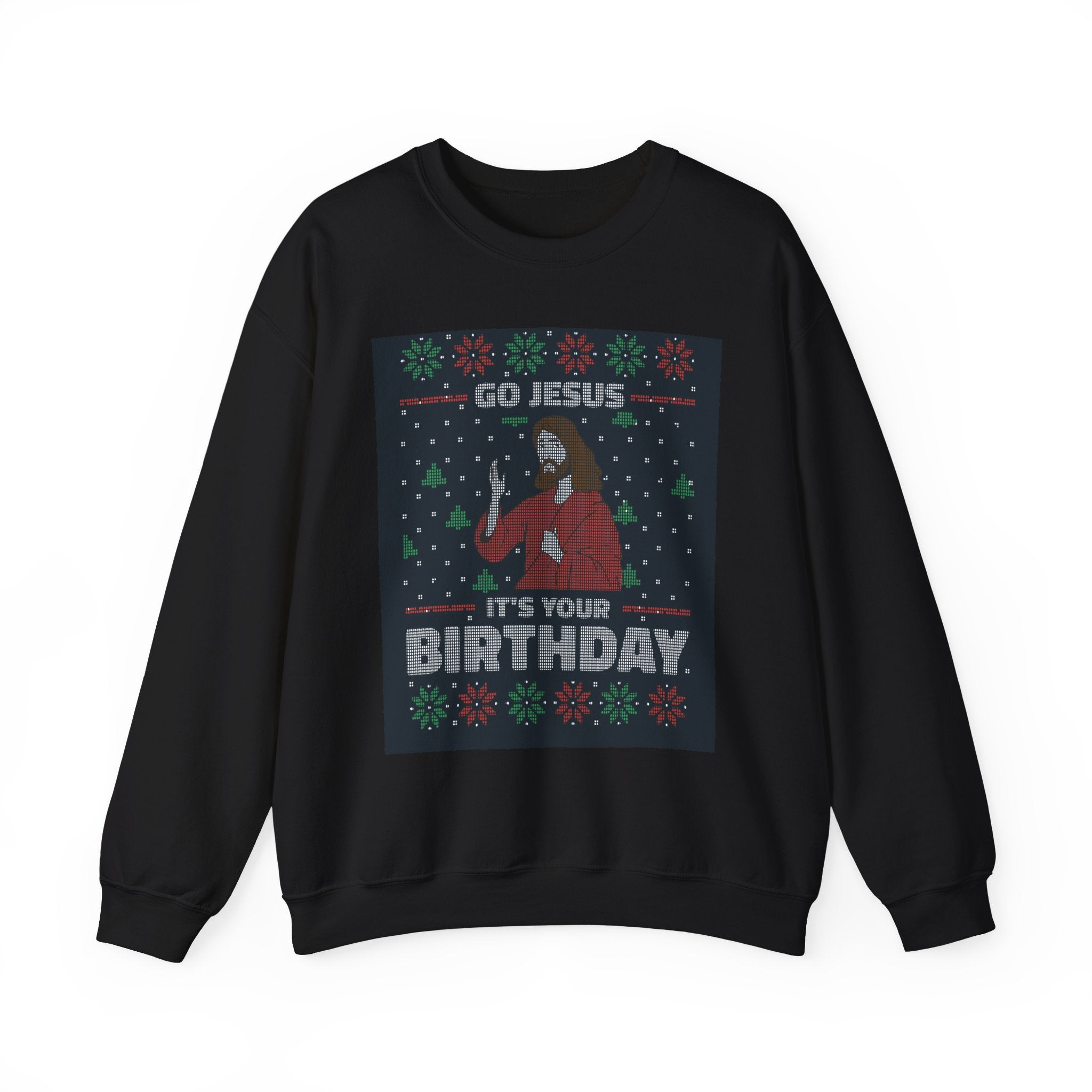 Jesus Birthday Ugly Sweater - Sweatshirt