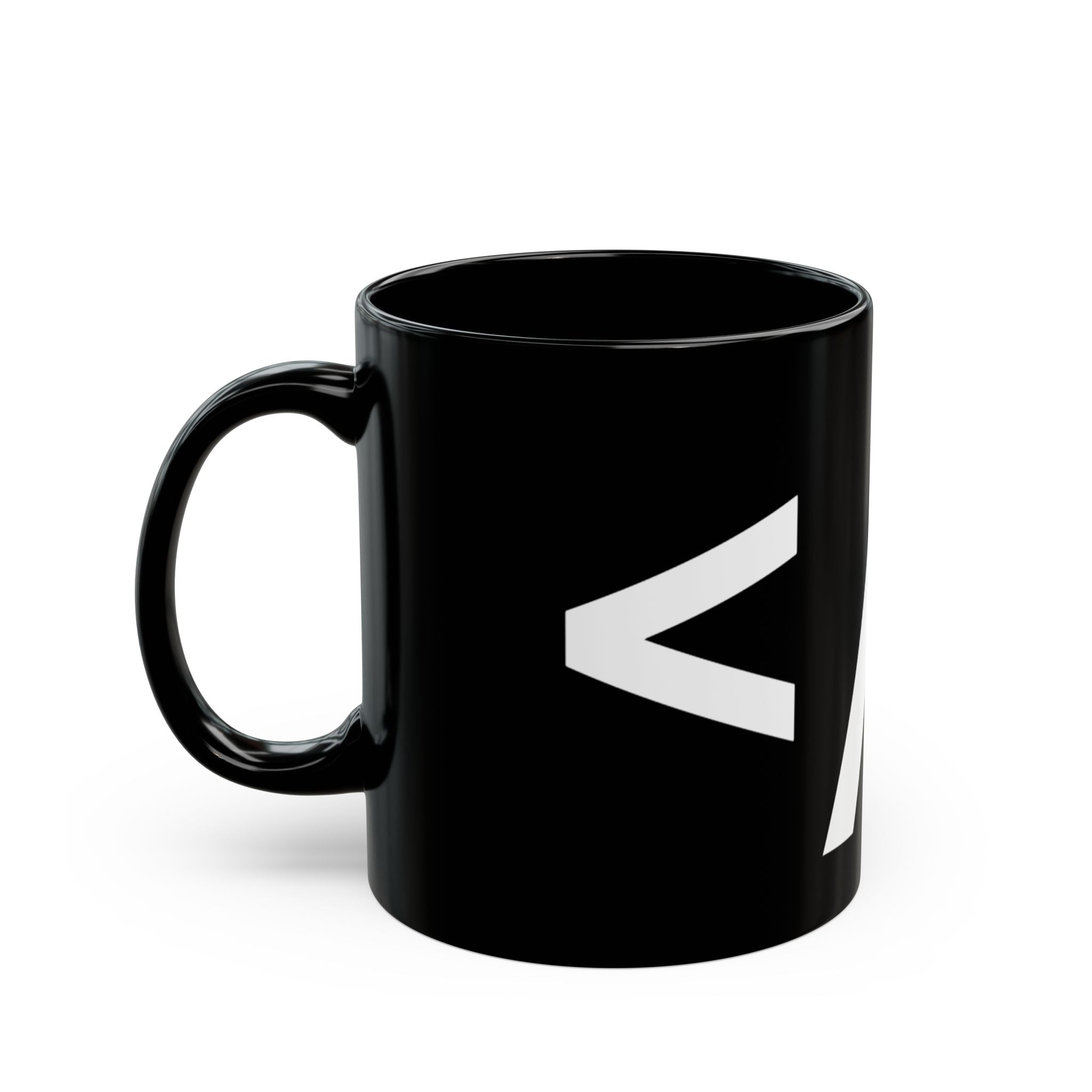 Code Closing White - Black Mug