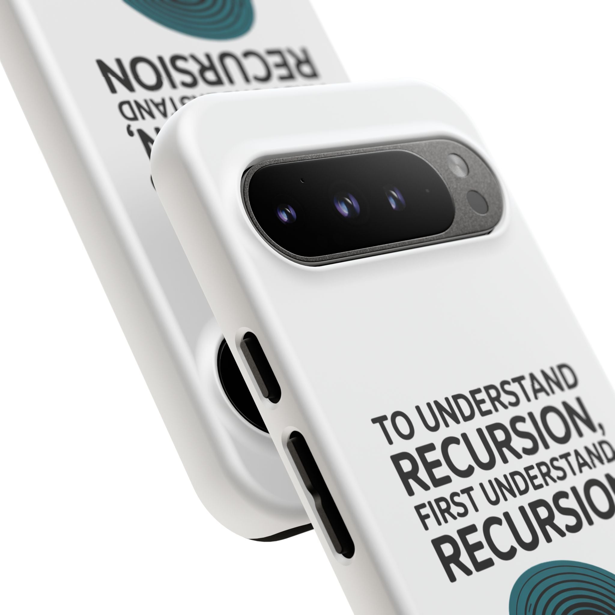 Recursion Black- Impact-Resistant Phone Case