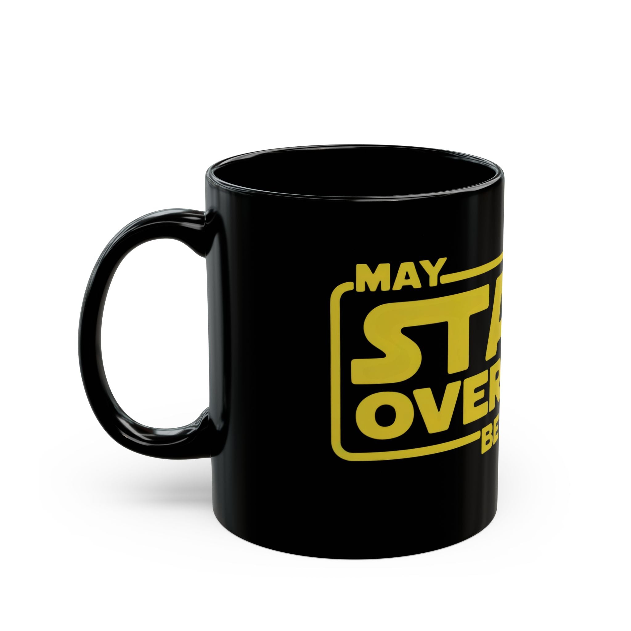 May stack overflow be with you - Black Mug