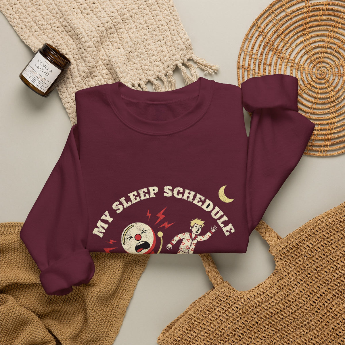 My Sleep Schedule Is Event-Driven Sweatshirt