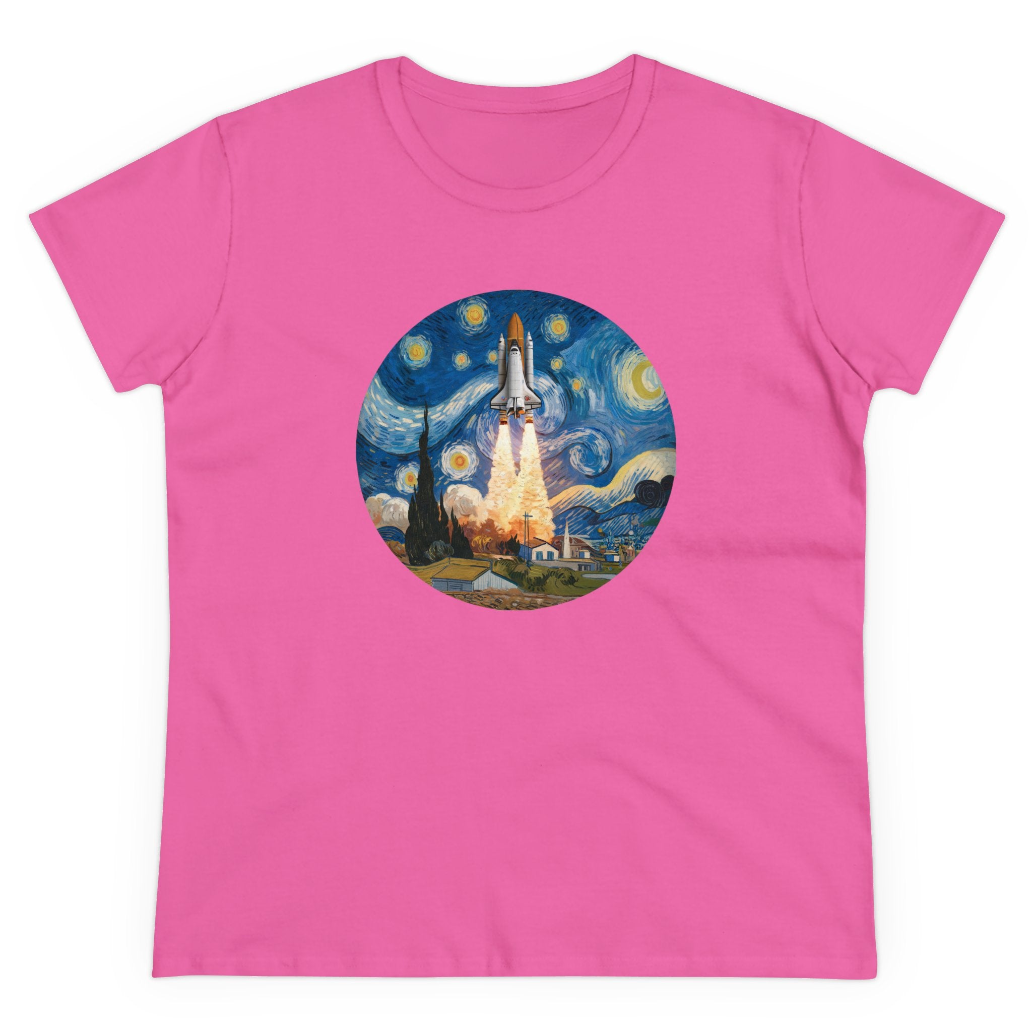 Van Gogh Spaceship - Women's Tee