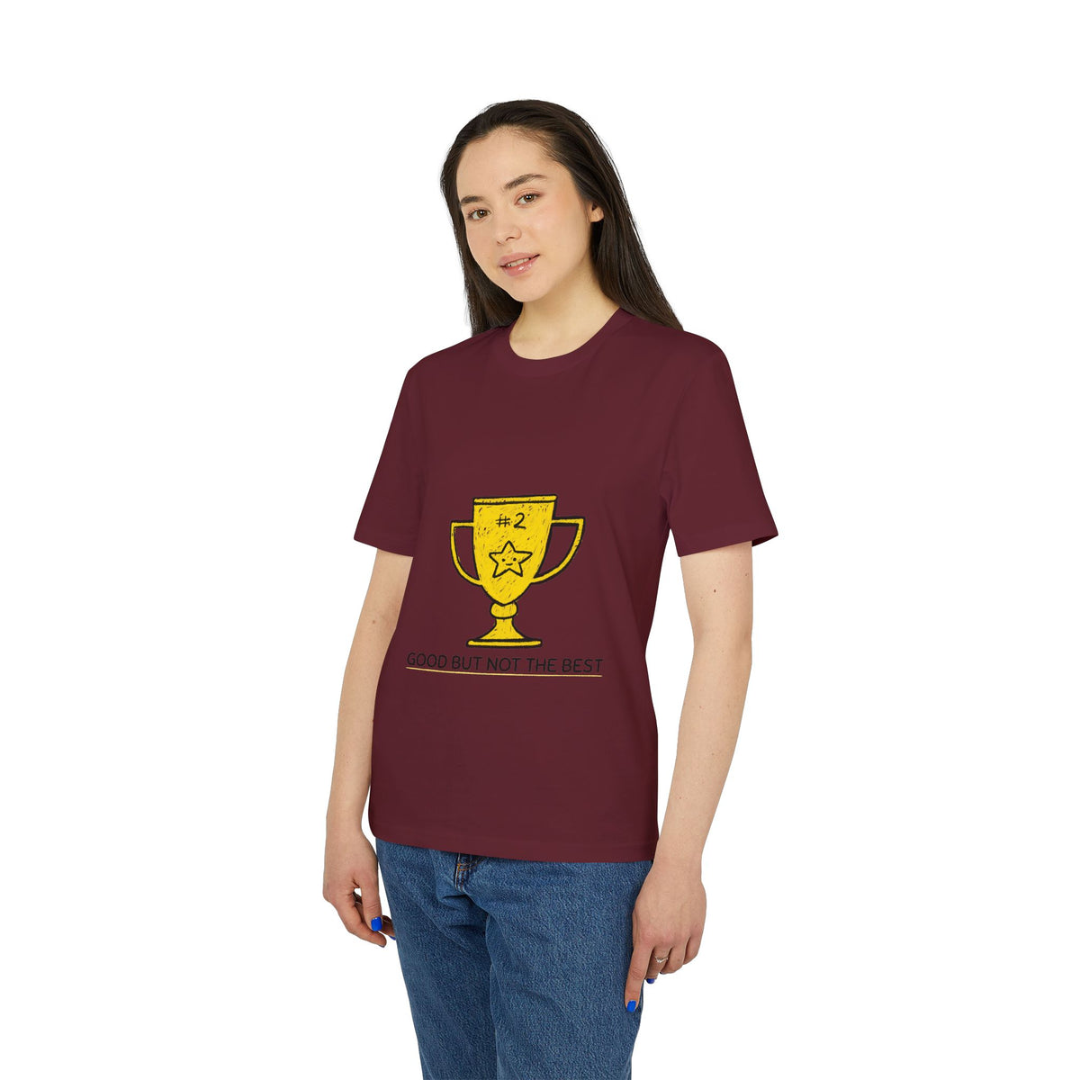 Proud Second Place Trophy Organic Tee