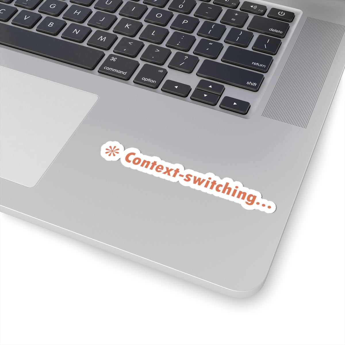 Context Switching Claude Code Sticker