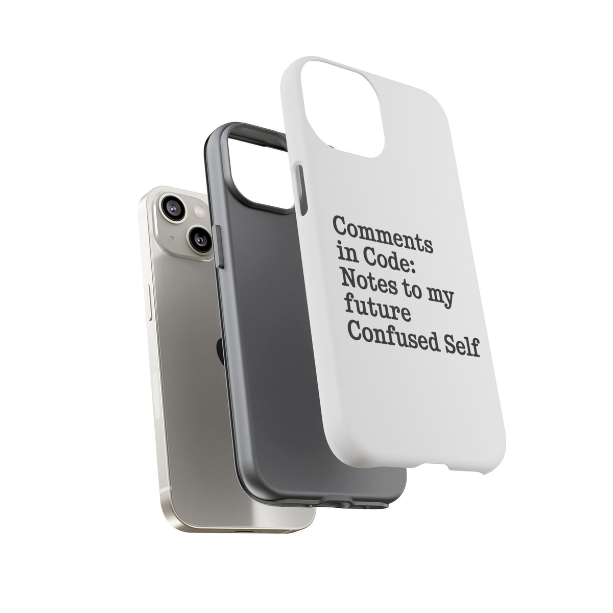 Comments in Code, Notes to My Future Confused Self Phone Case