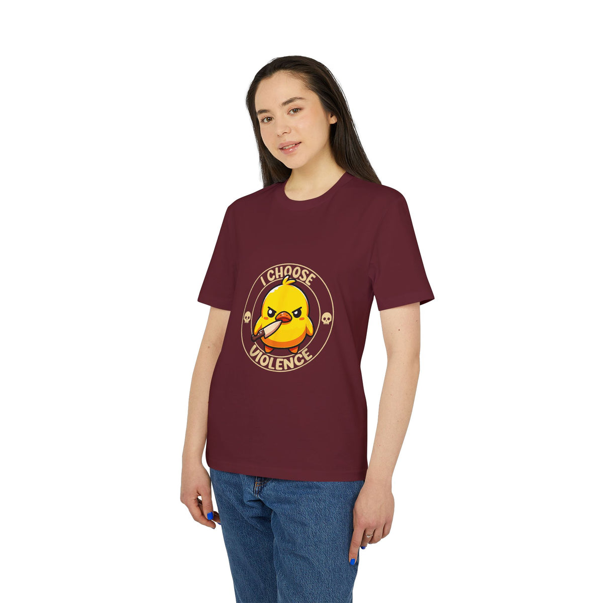 I Choose Violence Duck Organic Tee
