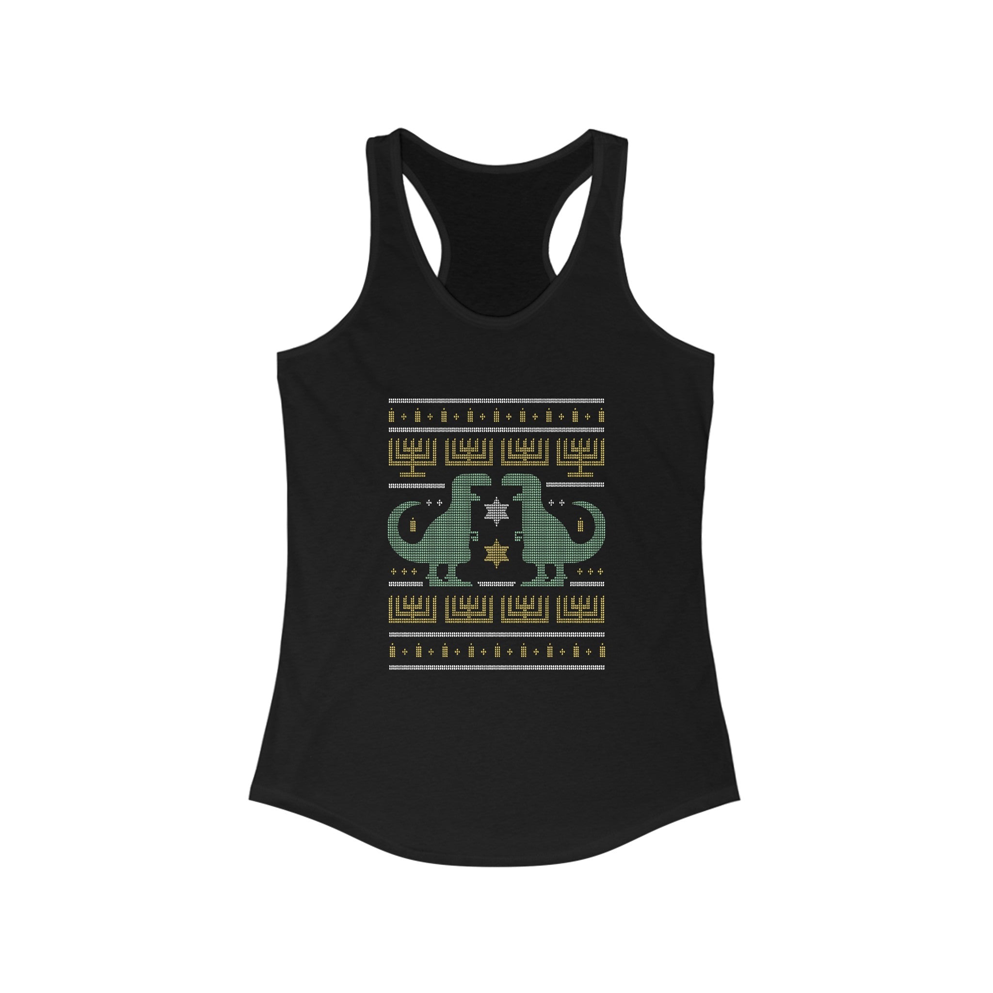 Dino Ugly Sweater - Women's Racerback Tank