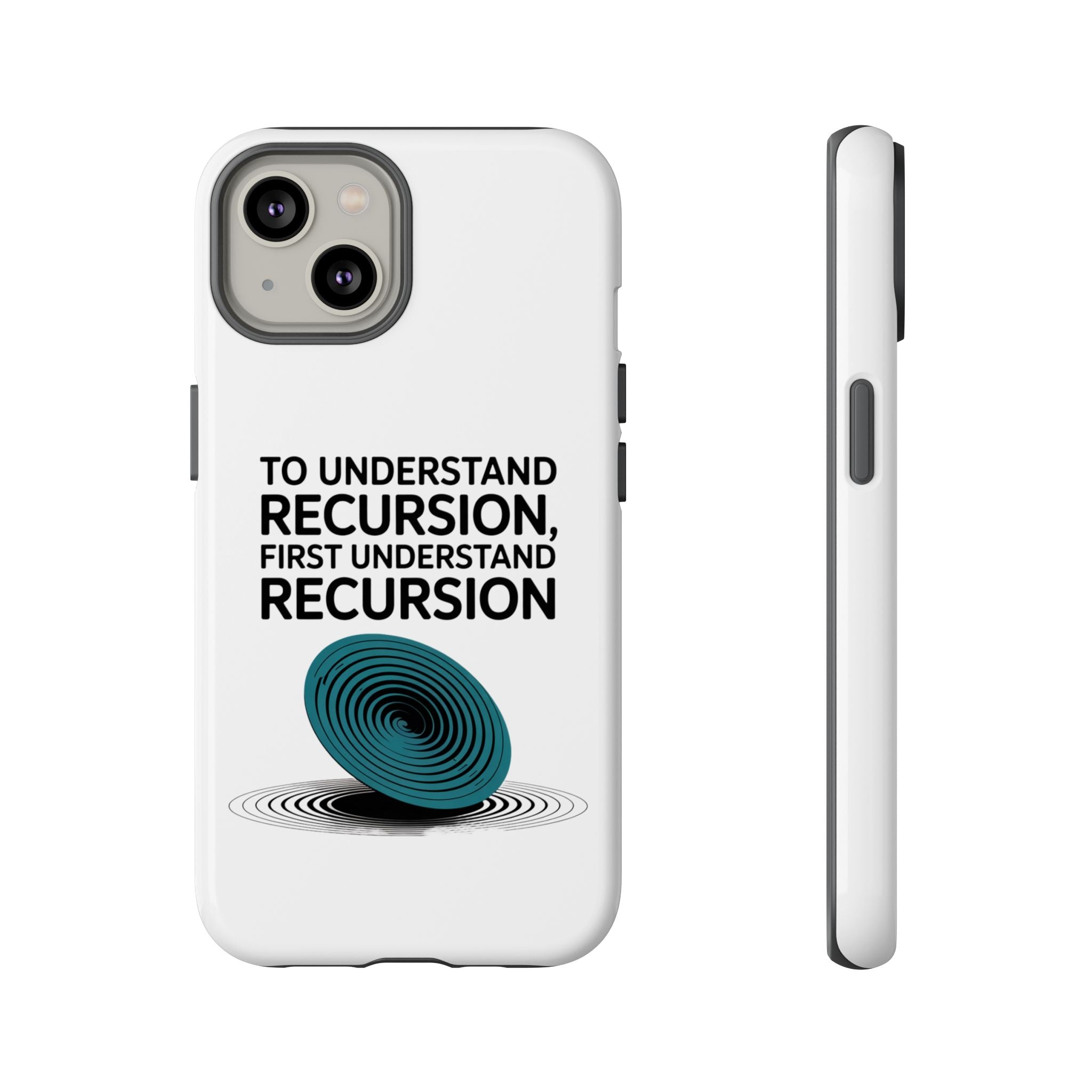 Recursion Black- Impact-Resistant Phone Case