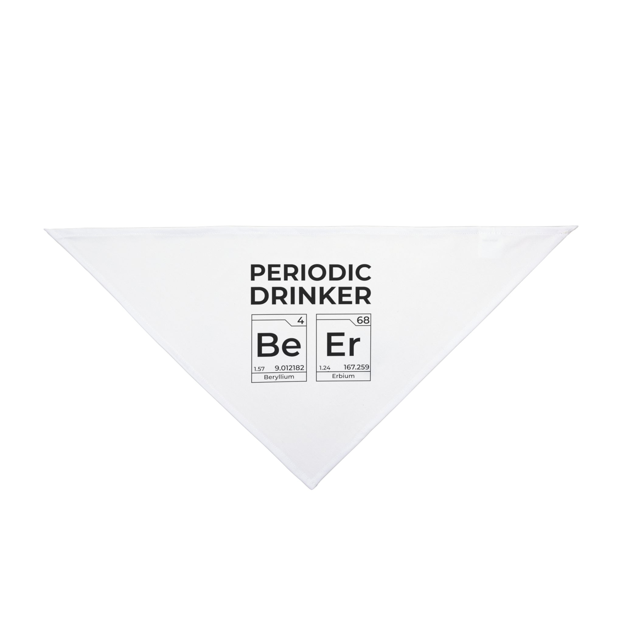 Periodic Drinker Black - Pet Bandana