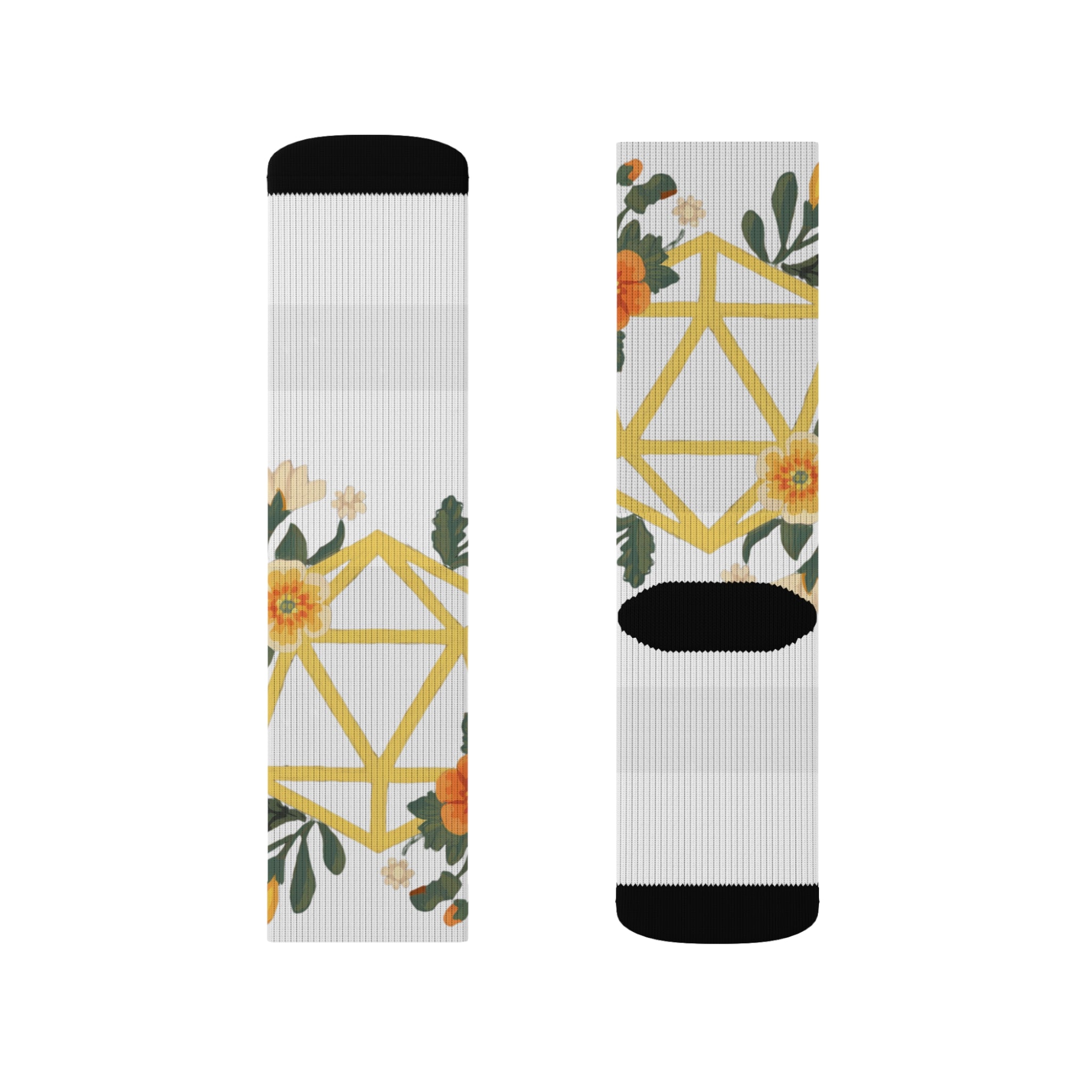 Floral Polyhedron - Socks