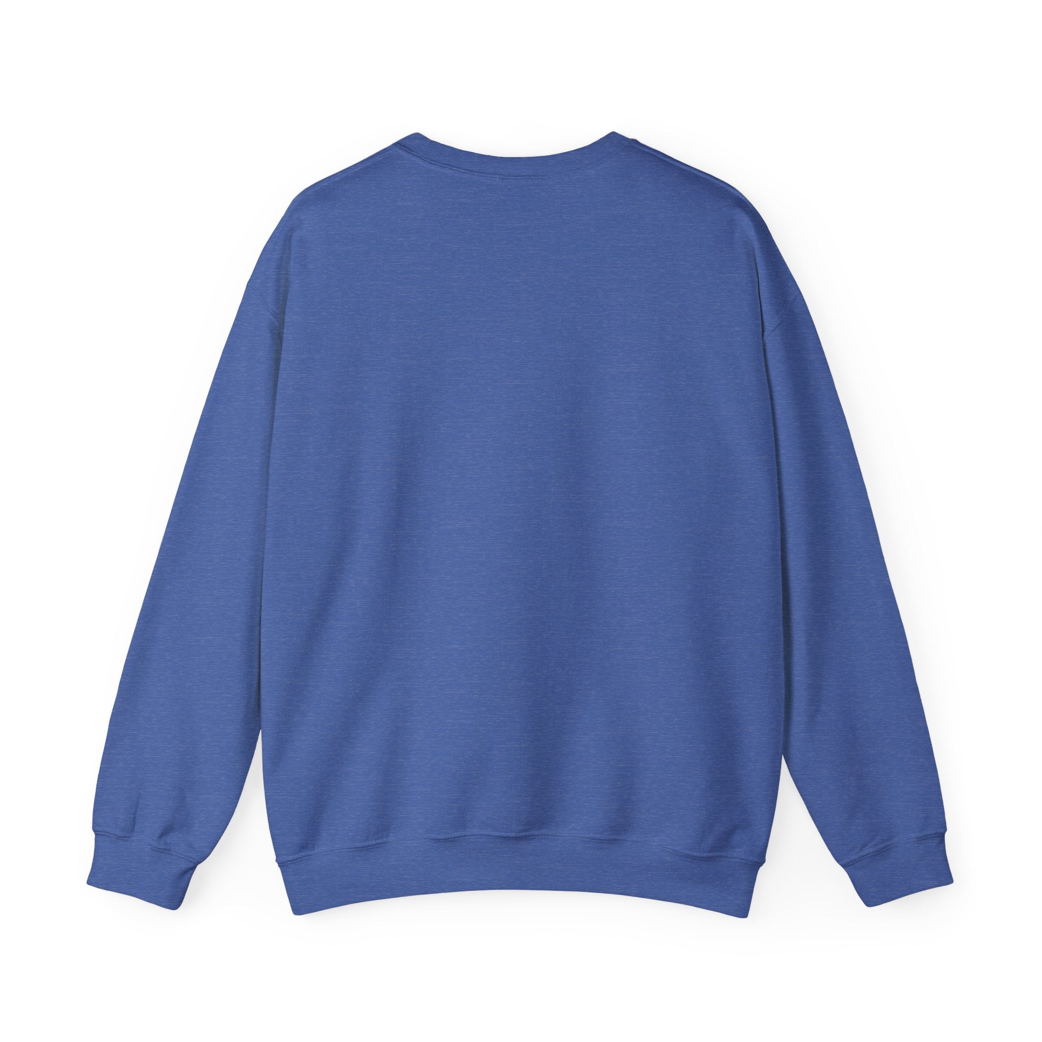 The Exist Exist - Sweatshirt, shown in plain blue with the back facing up on a white background, is ideal for space enthusiasts or eco-friendly programmers.