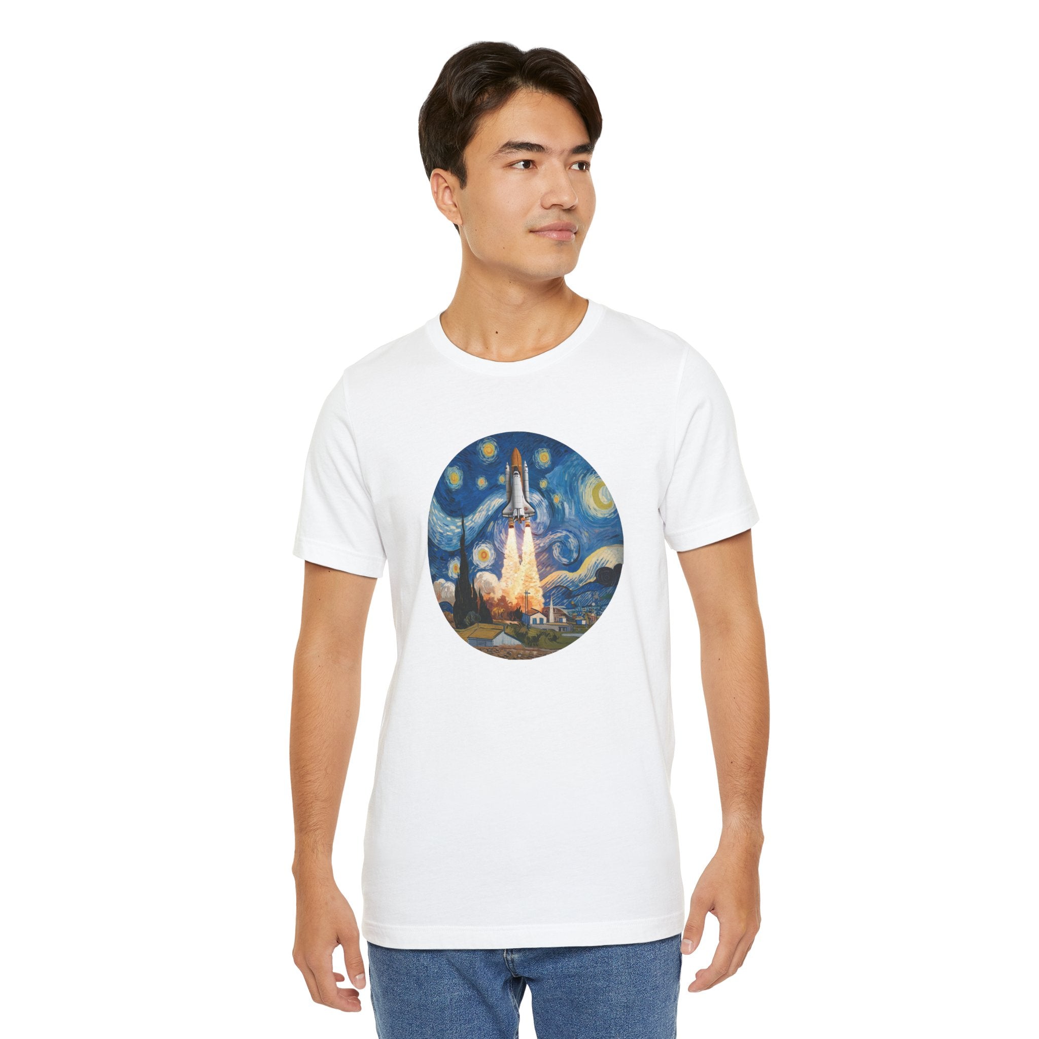 Van Gogh Spaceship - T-Shirt