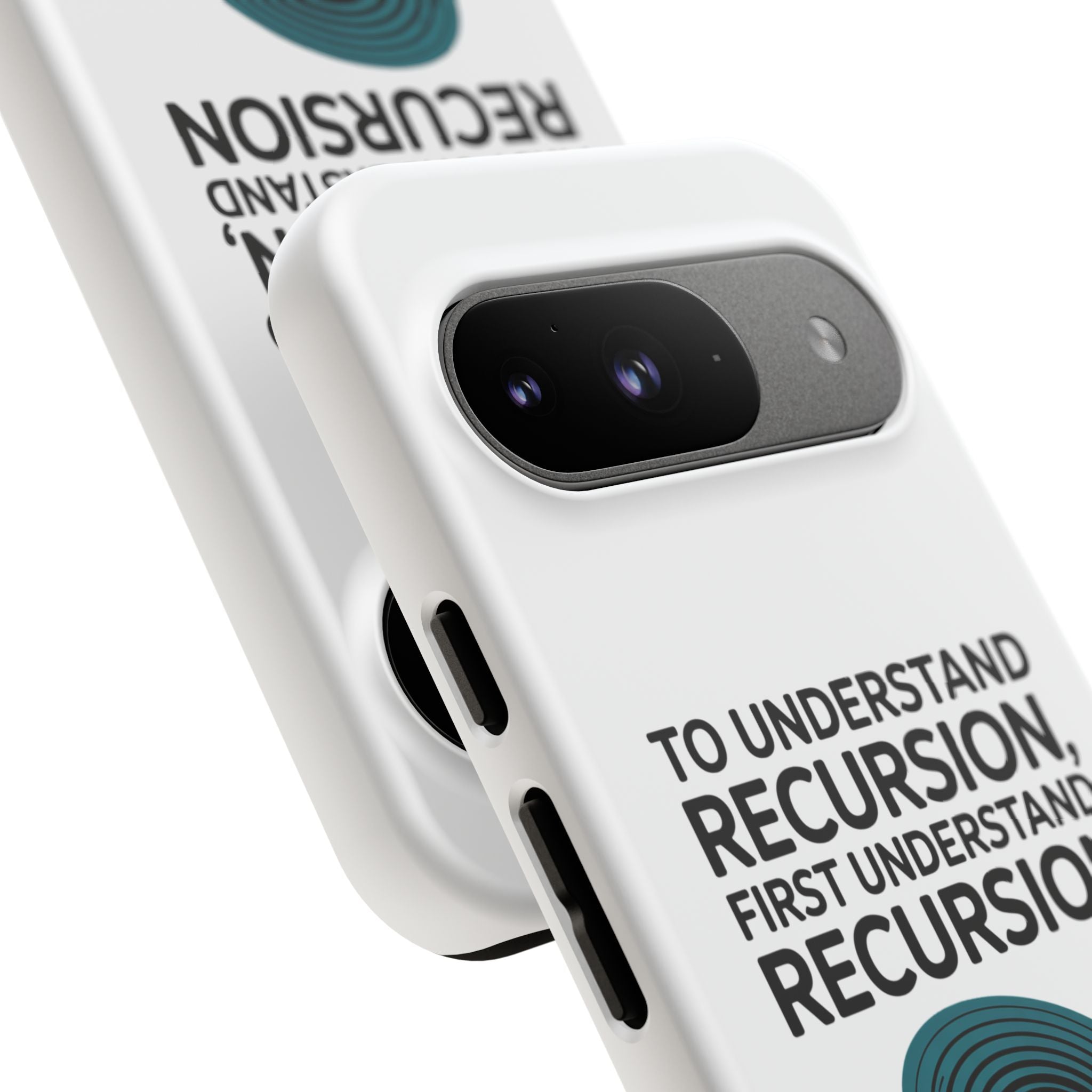 Recursion Black- Impact-Resistant Phone Case