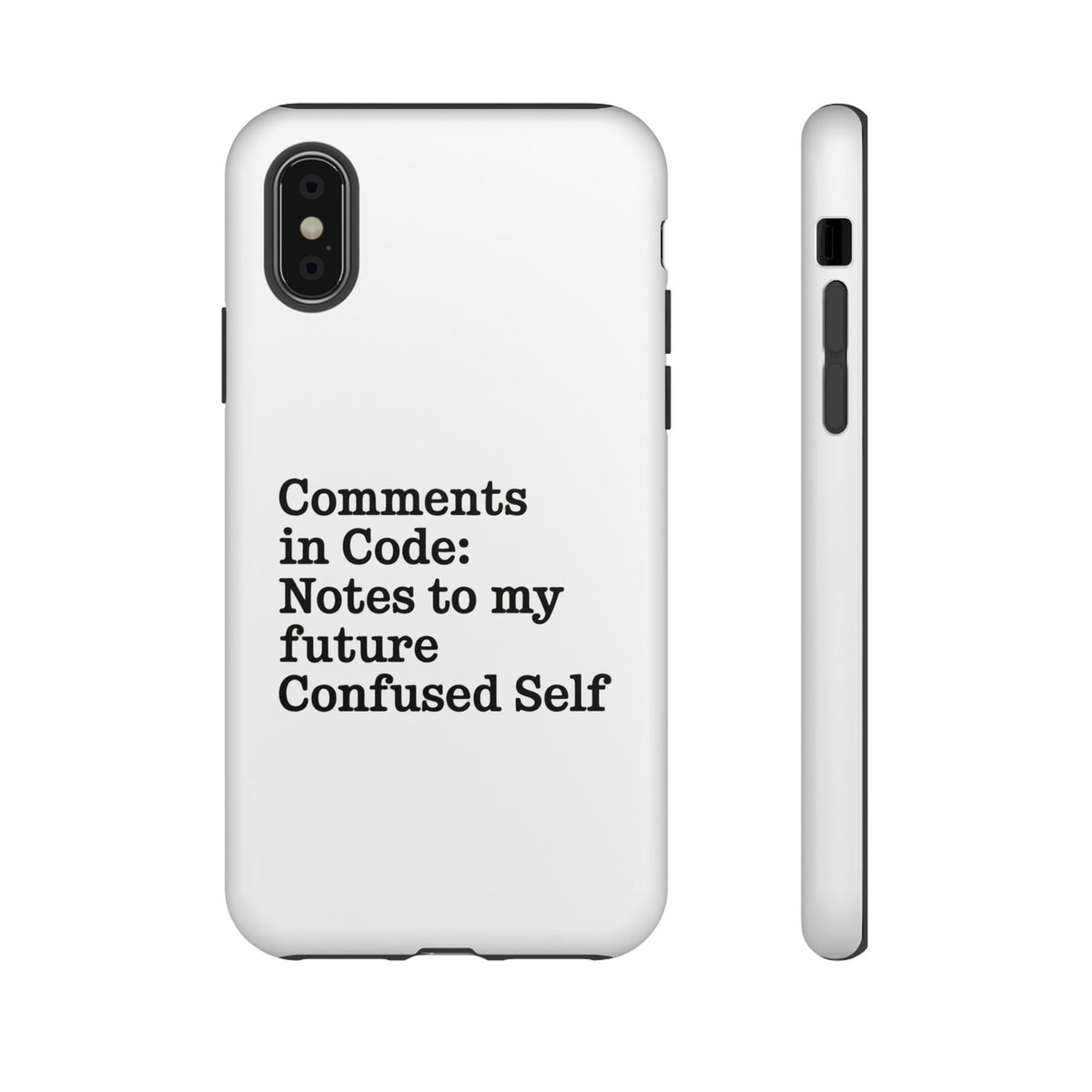 Comments in Code, Notes to My Future Confused Self Phone Case