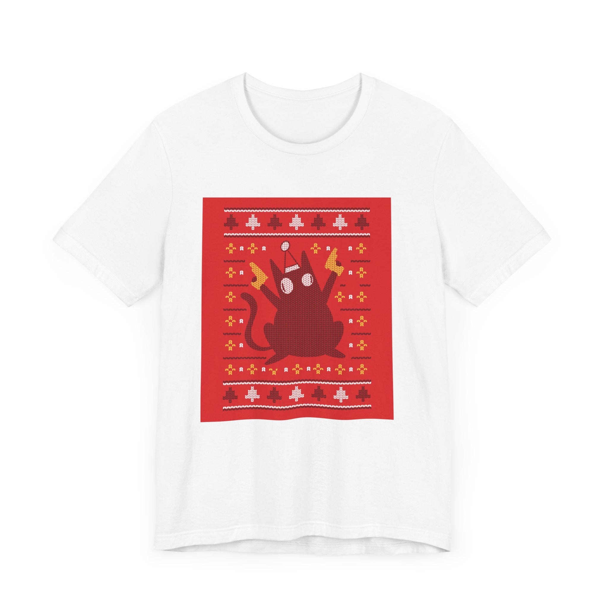Ugly Sweater Cat - T-Shirt