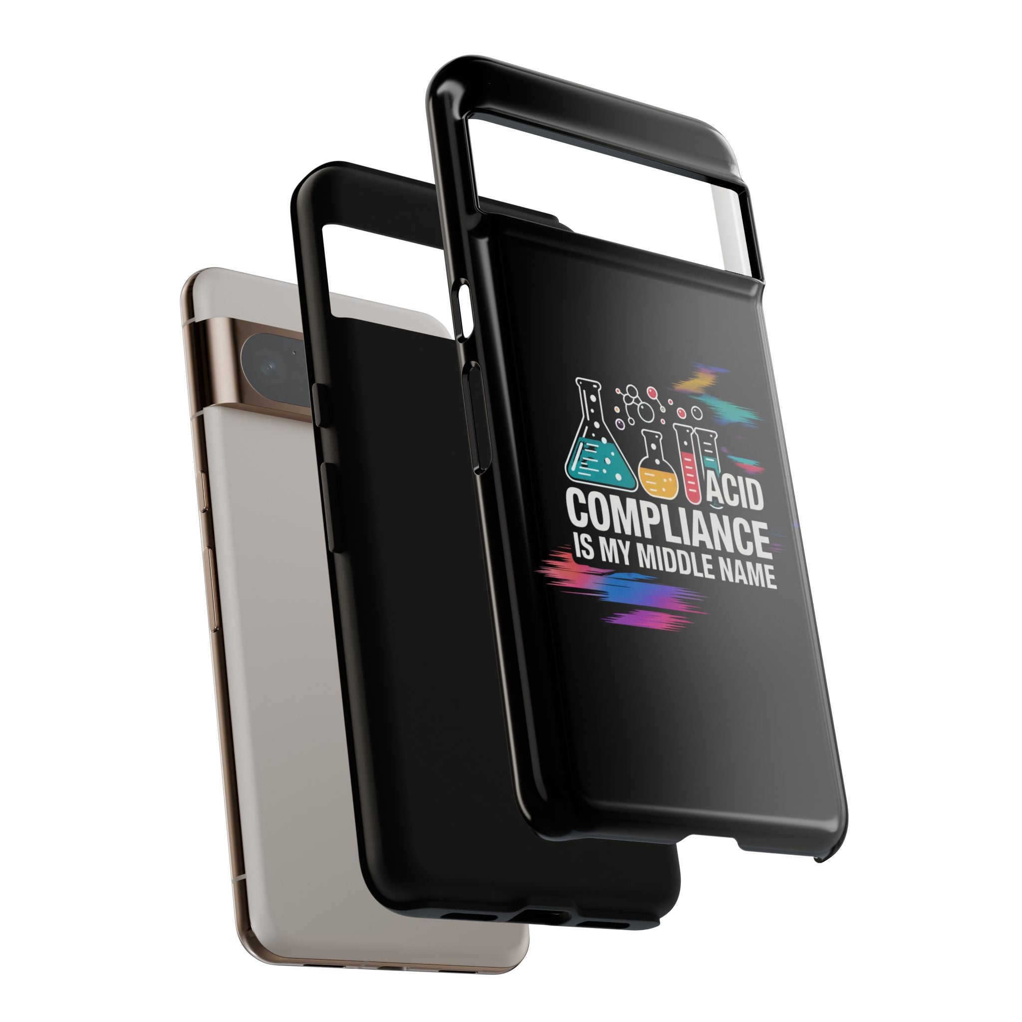 ACID Compliance Is My Middle Name- Impact-Resistant Phone Case