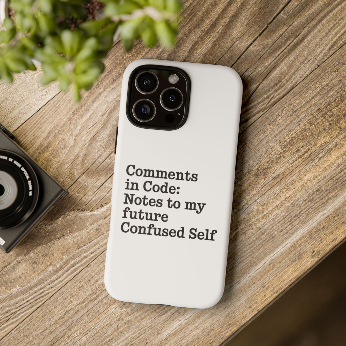 Comments in Code, Notes to My Future Confused Self Phone Case
