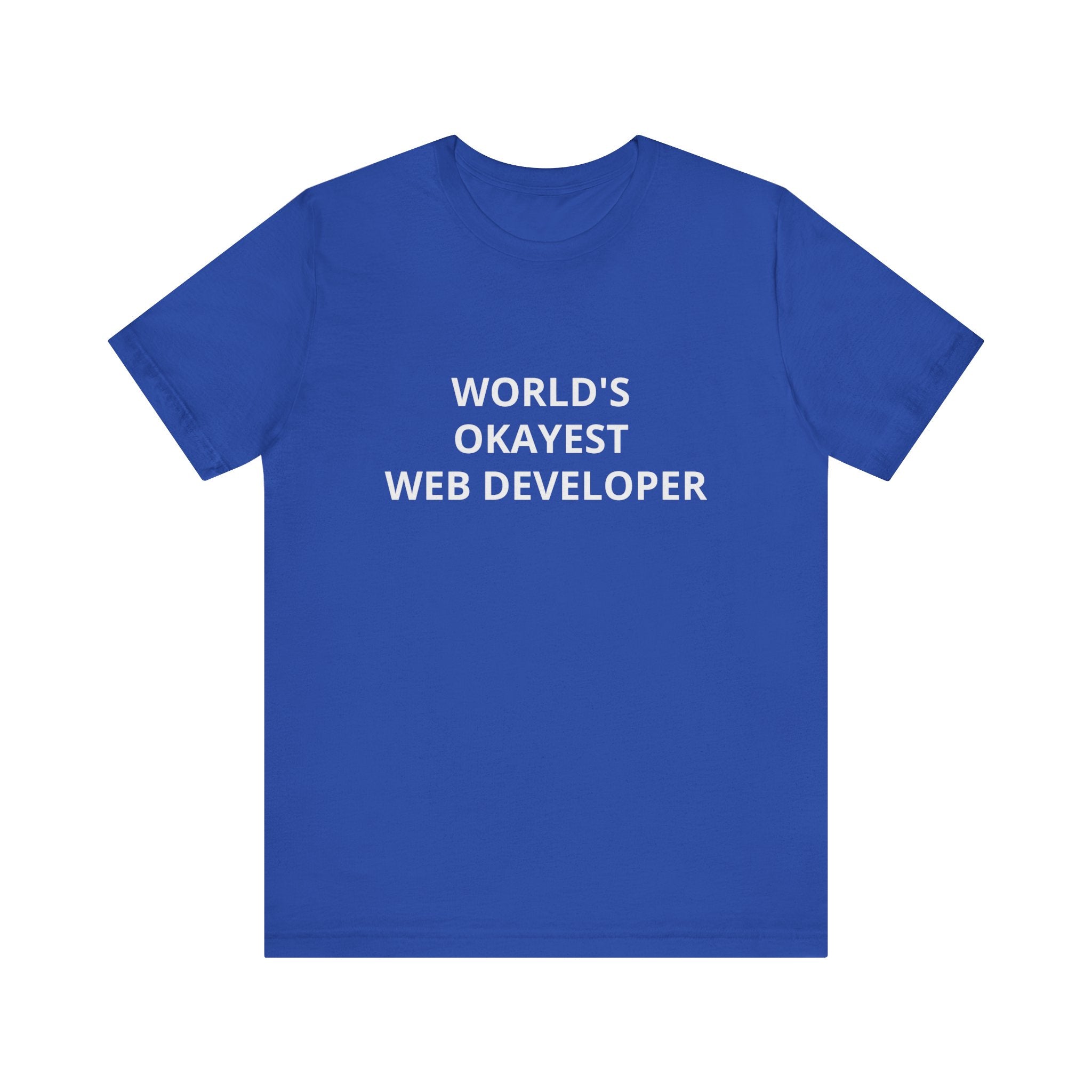 Web Developer Tee - WORLD'S OKAYEST - T Shirt