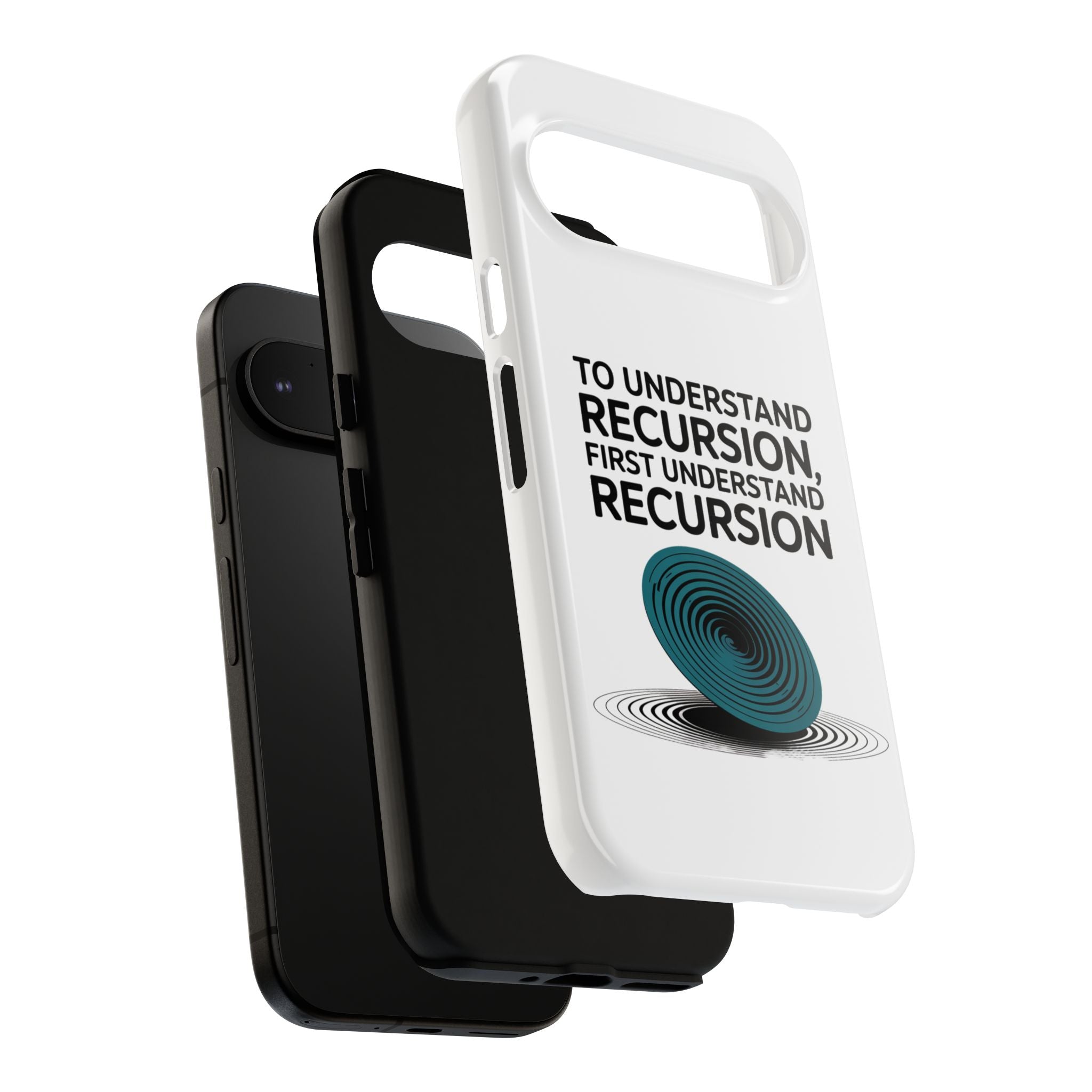 Recursion Black- Impact-Resistant Phone Case
