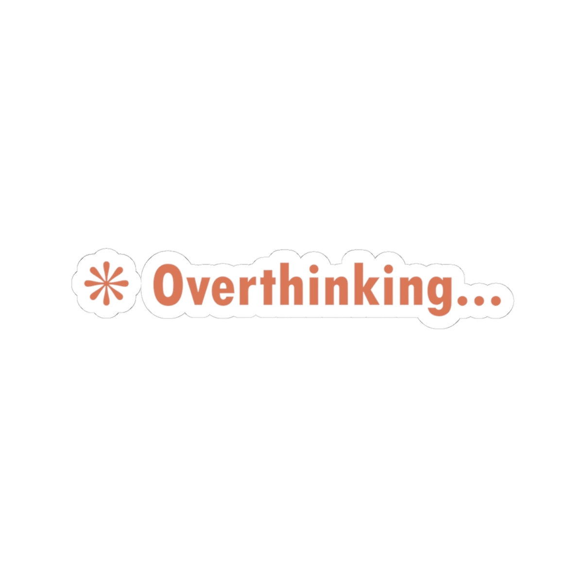 Overthinking Claude Code Sticker