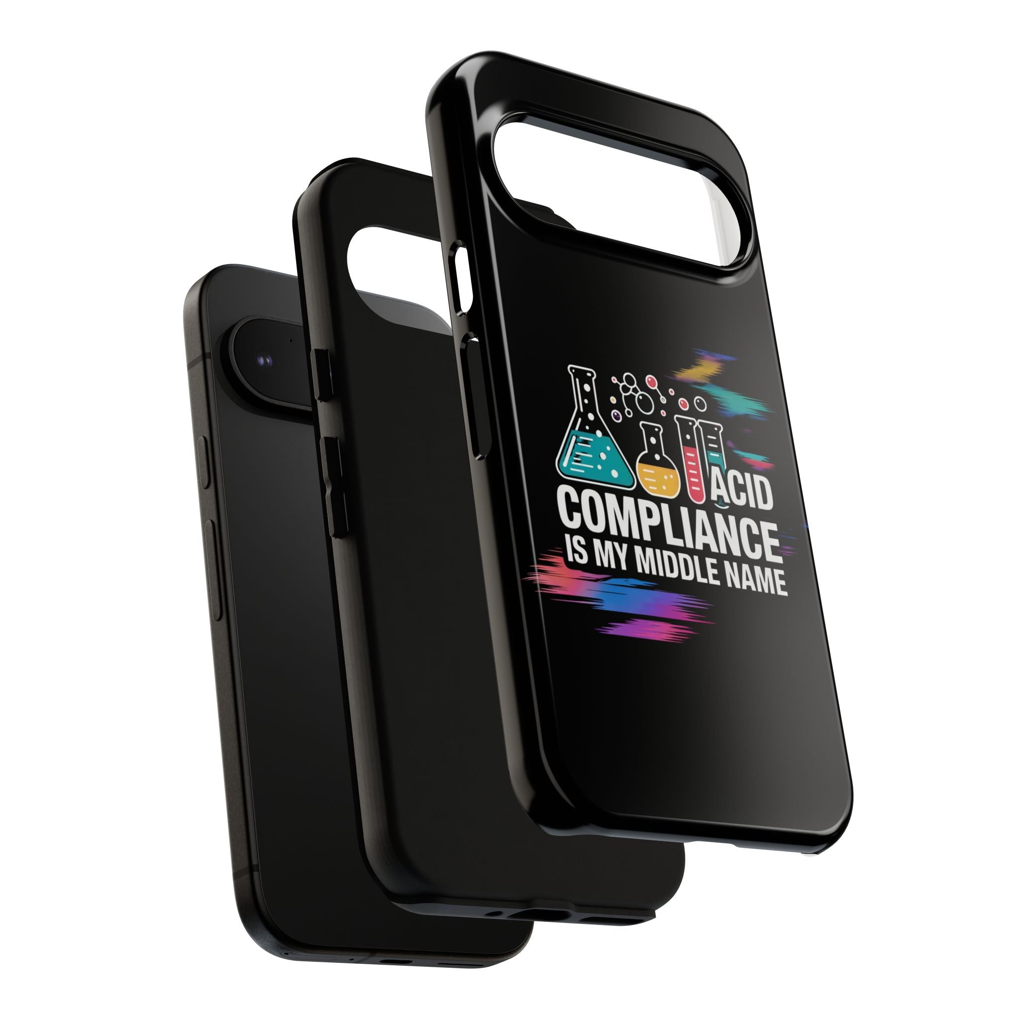 ACID Compliance Is My Middle Name- Impact-Resistant Phone Case