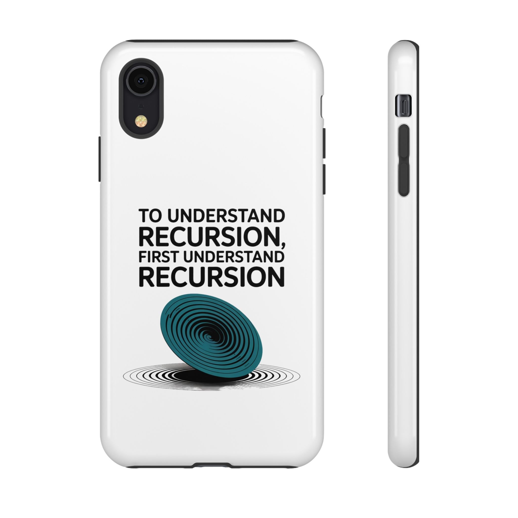 Recursion Black- Impact-Resistant Phone Case