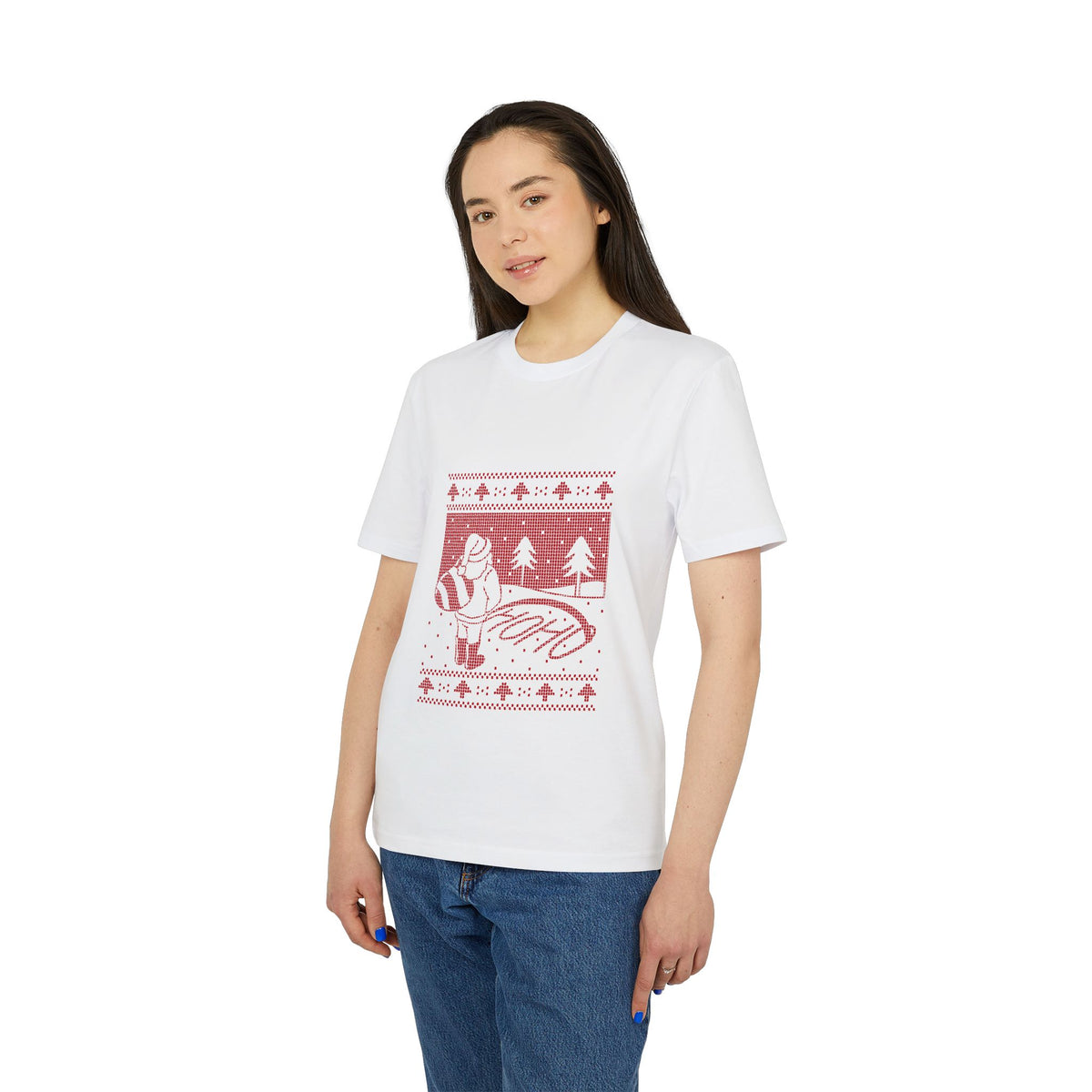 Ho Ho Ho Ugly Sweater Organic Tee
