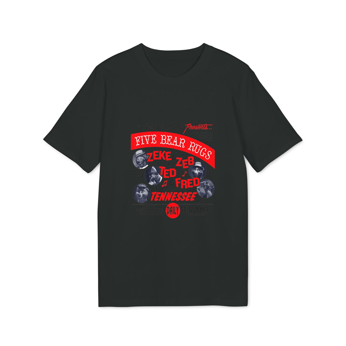 Five Bear Rugs, Real Old Country Rhythm Organic Tee