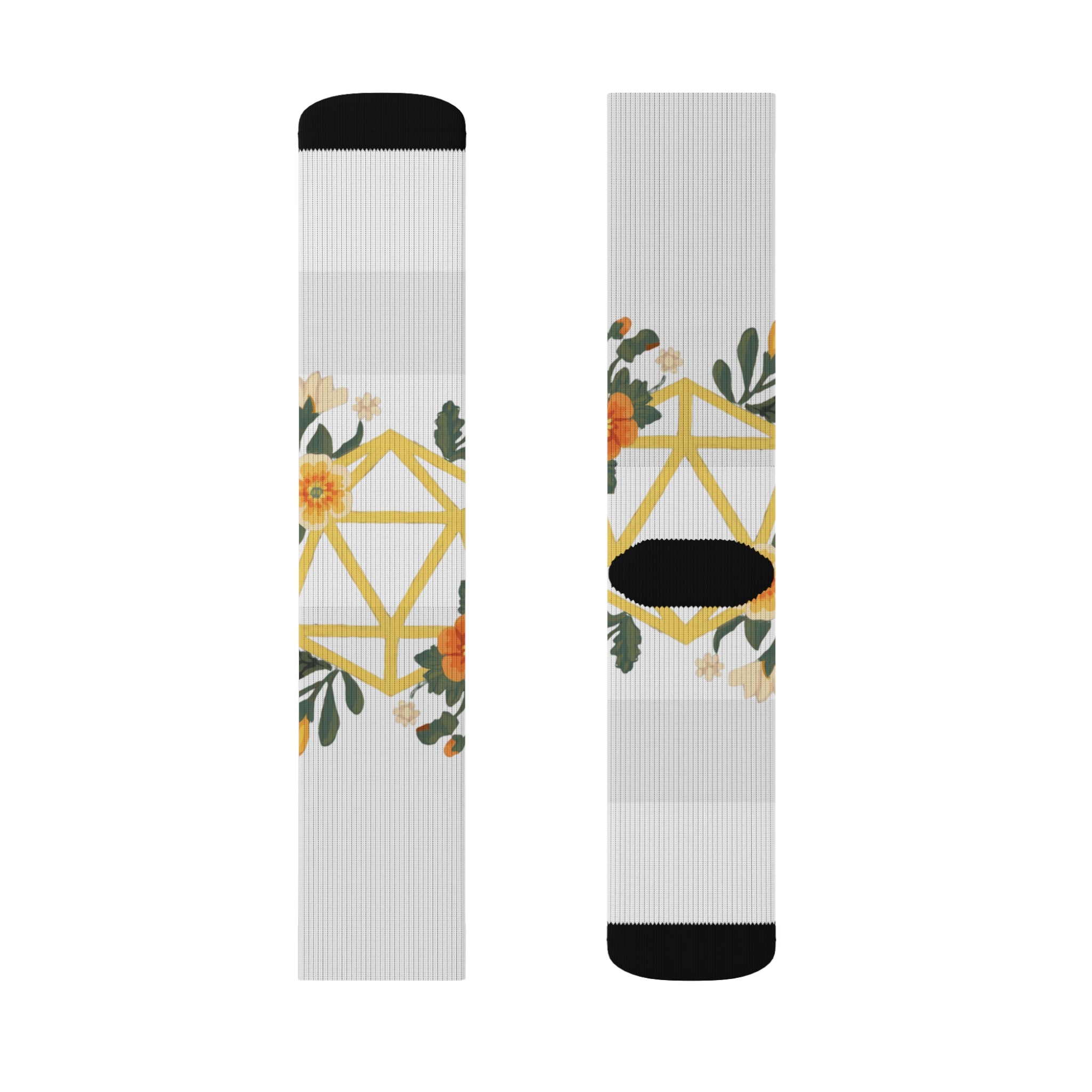 Floral Polyhedron - Socks