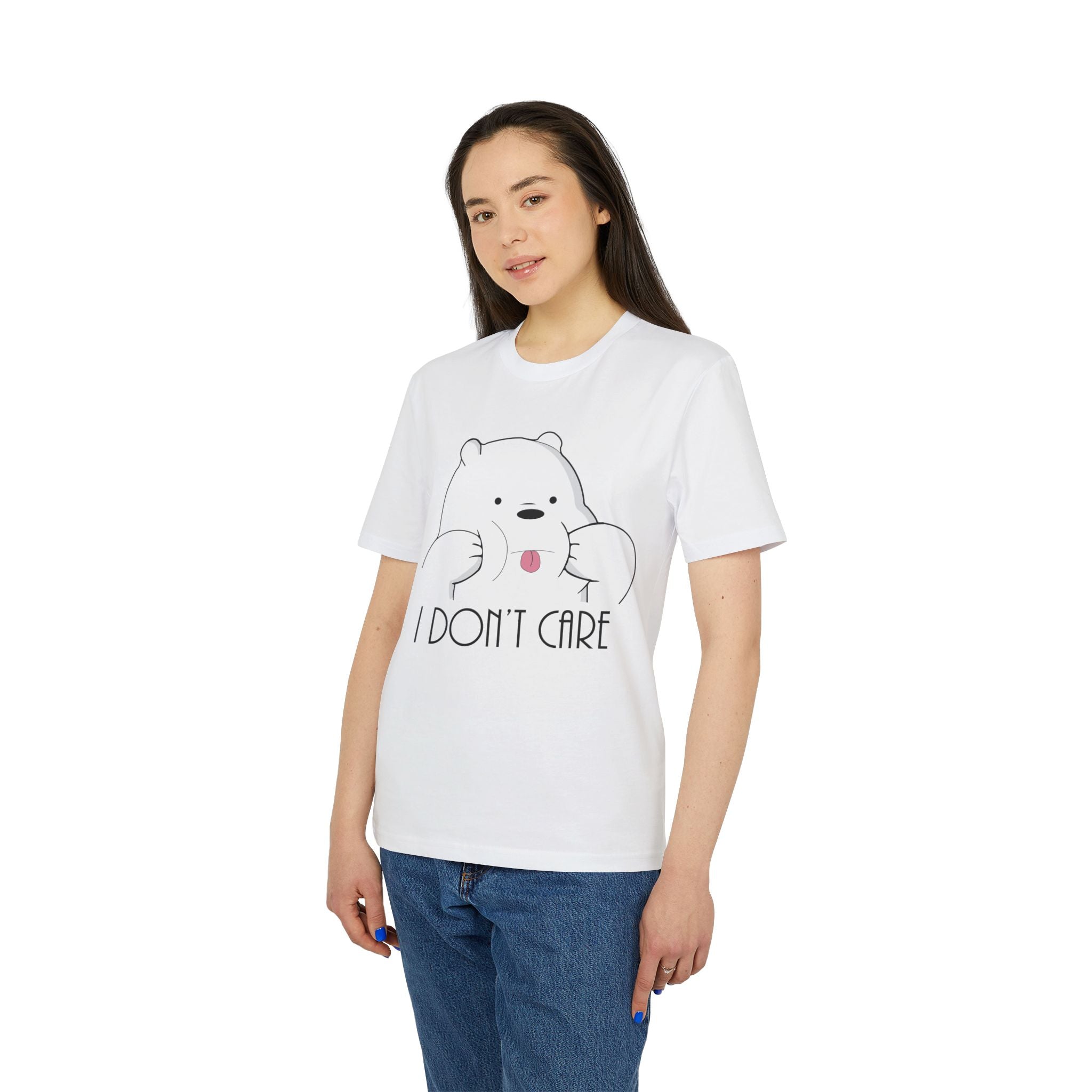 I-dont-Care--Panda - Organic T-Shirt
