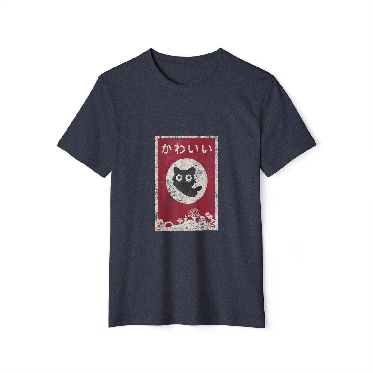 Kawaii Japanese Cat Recycled Organic Tee