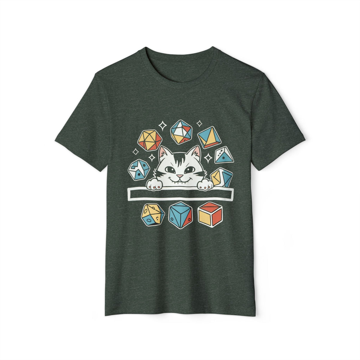 Cat Dice Goblin Recycled Organic Tee