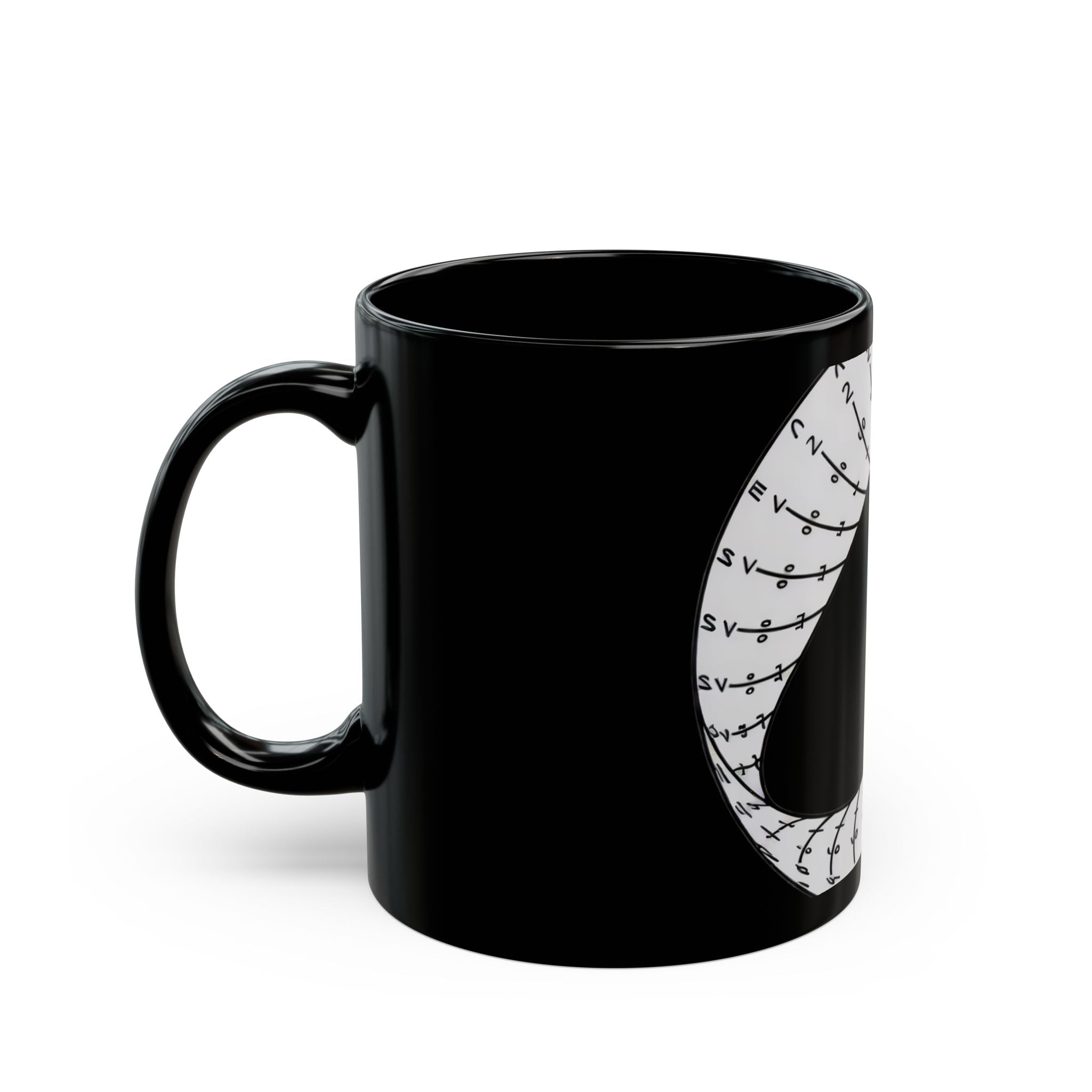 Möbius strip - Black Mug