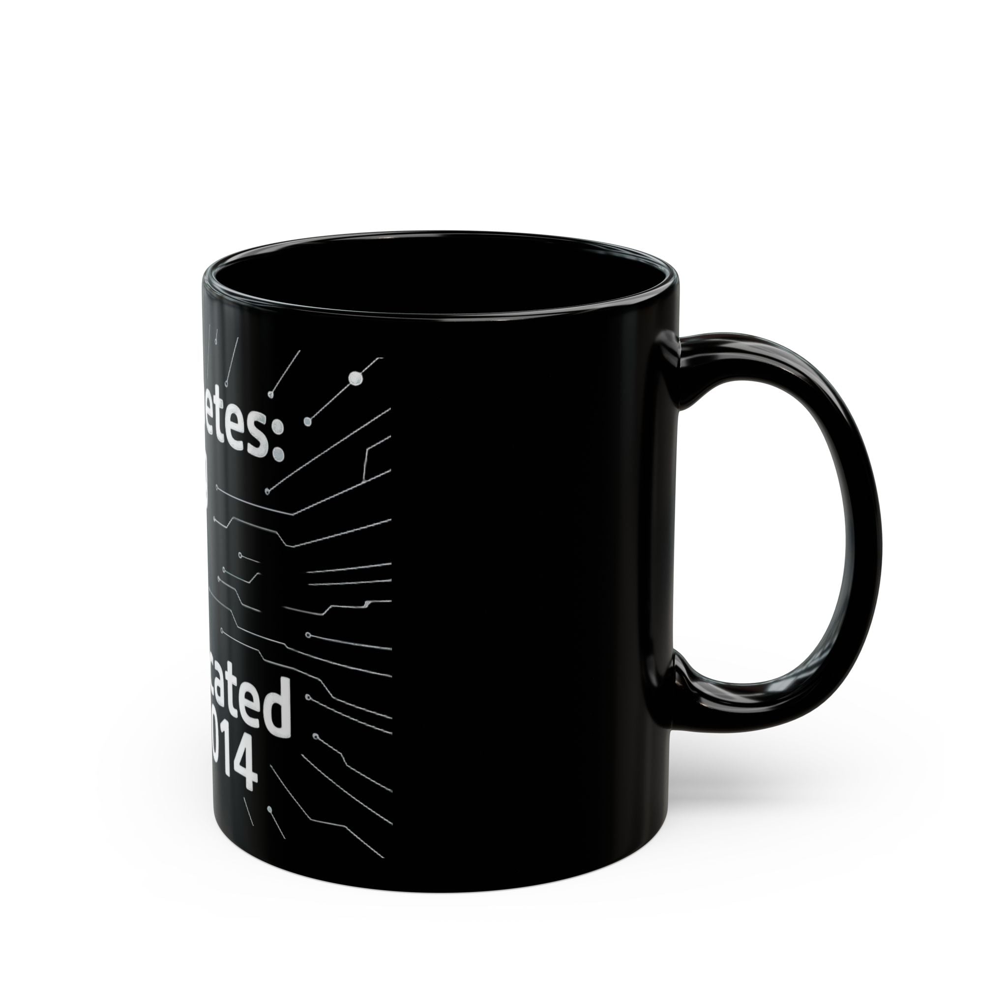 Kubernetes Making simple things complicate white - Black Mug