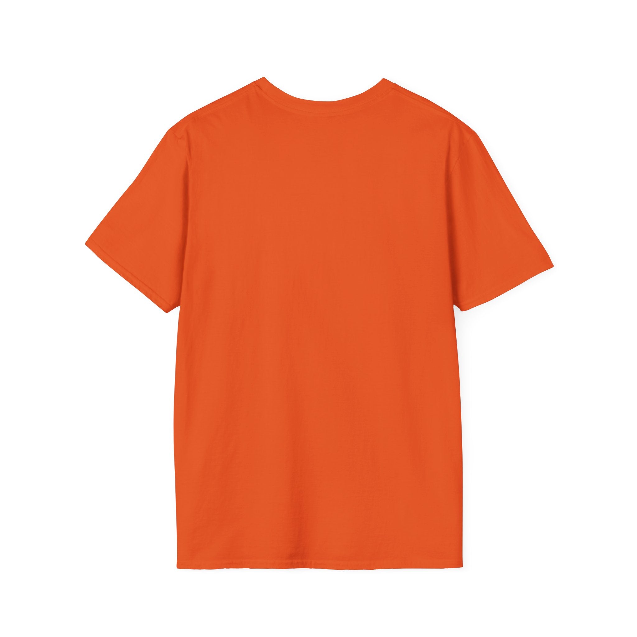 The Send Noods T-Shirt is showcased on a white backdrop, viewed from the back, highlighting its trendy fit and adorned with the humorous phrase "Send Noods.